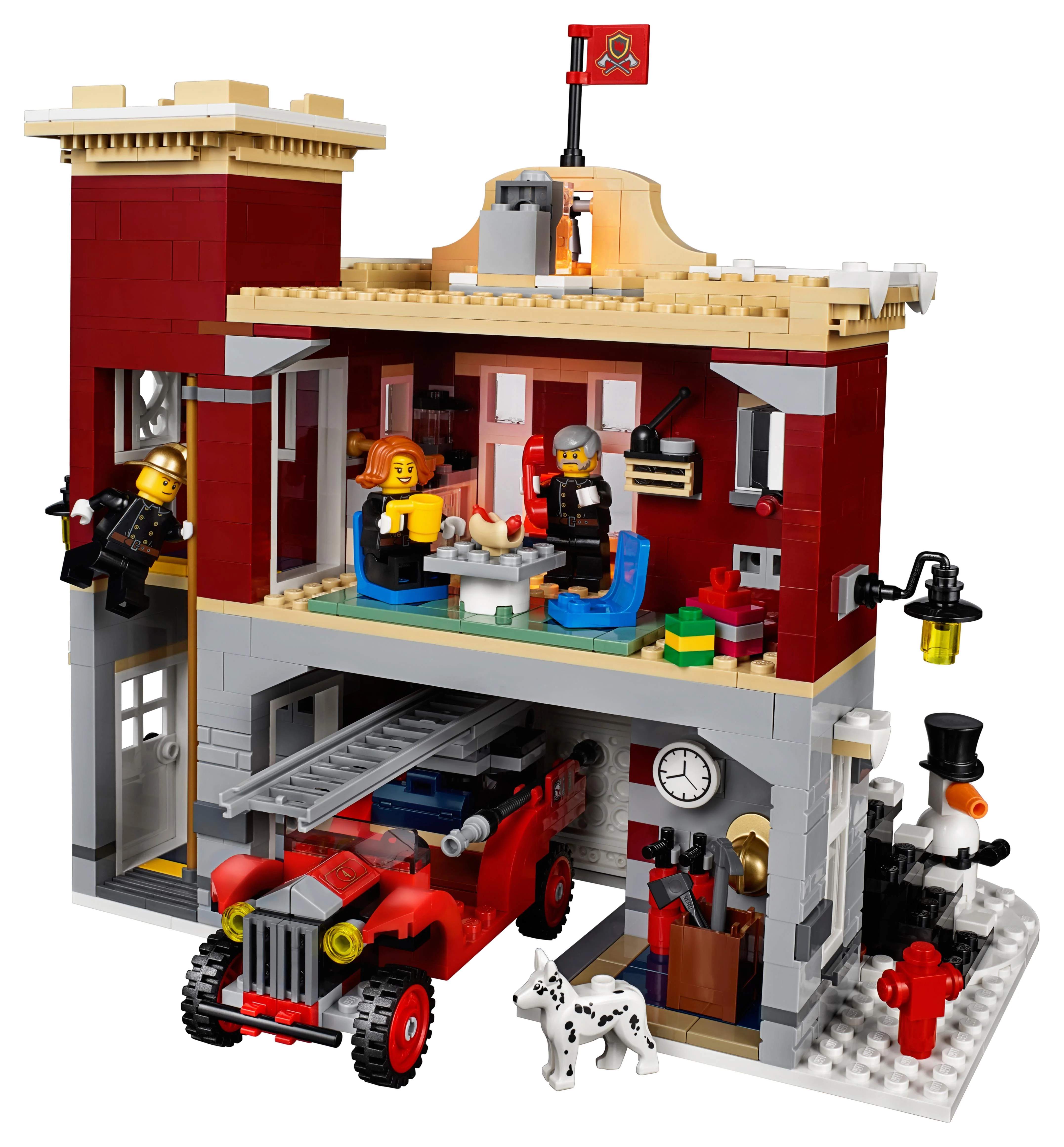 Winter Village Fire Station - Image 4