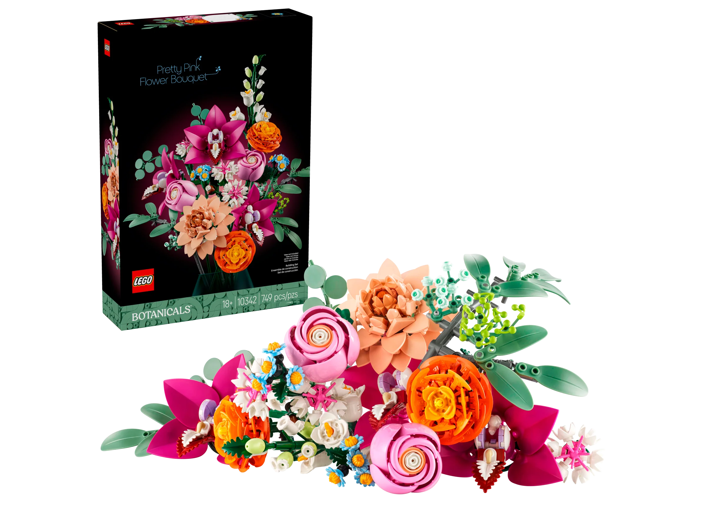 Pretty Pink Flower Bouquet - Image 2
