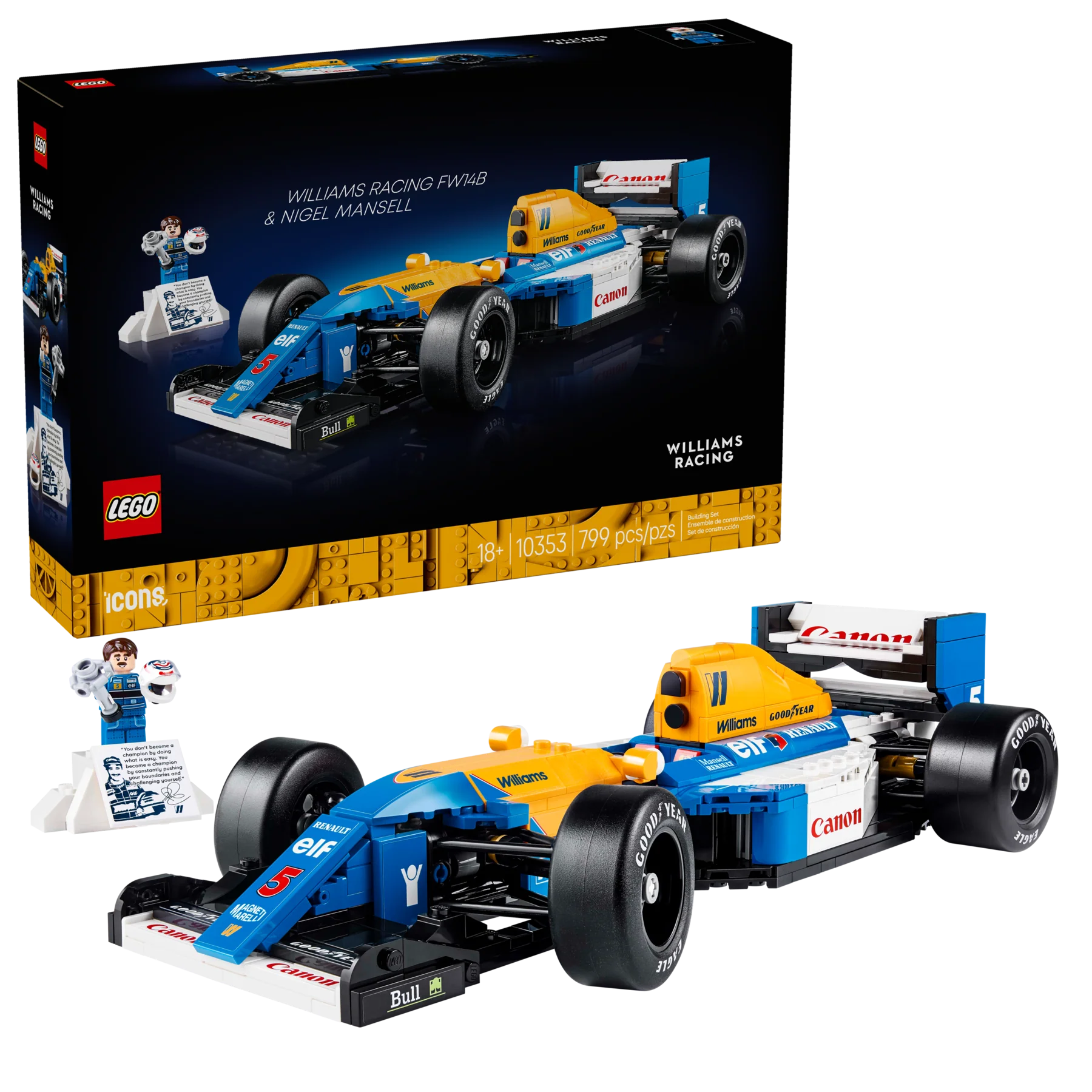 Williams Racing FW14B & Nigel Mansell - Image 2