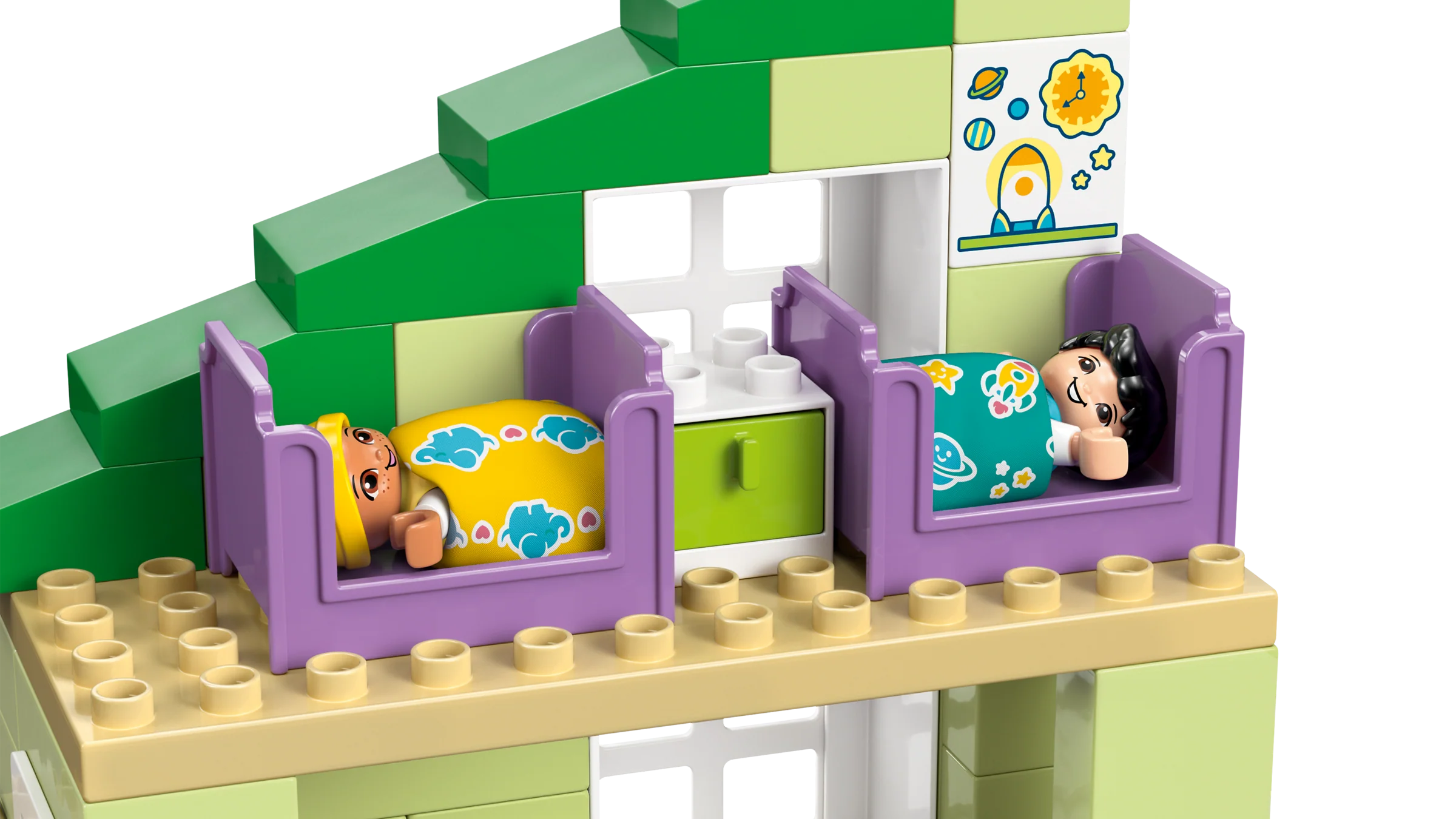 3 in 1 Modern Family House with Figures - Image 5