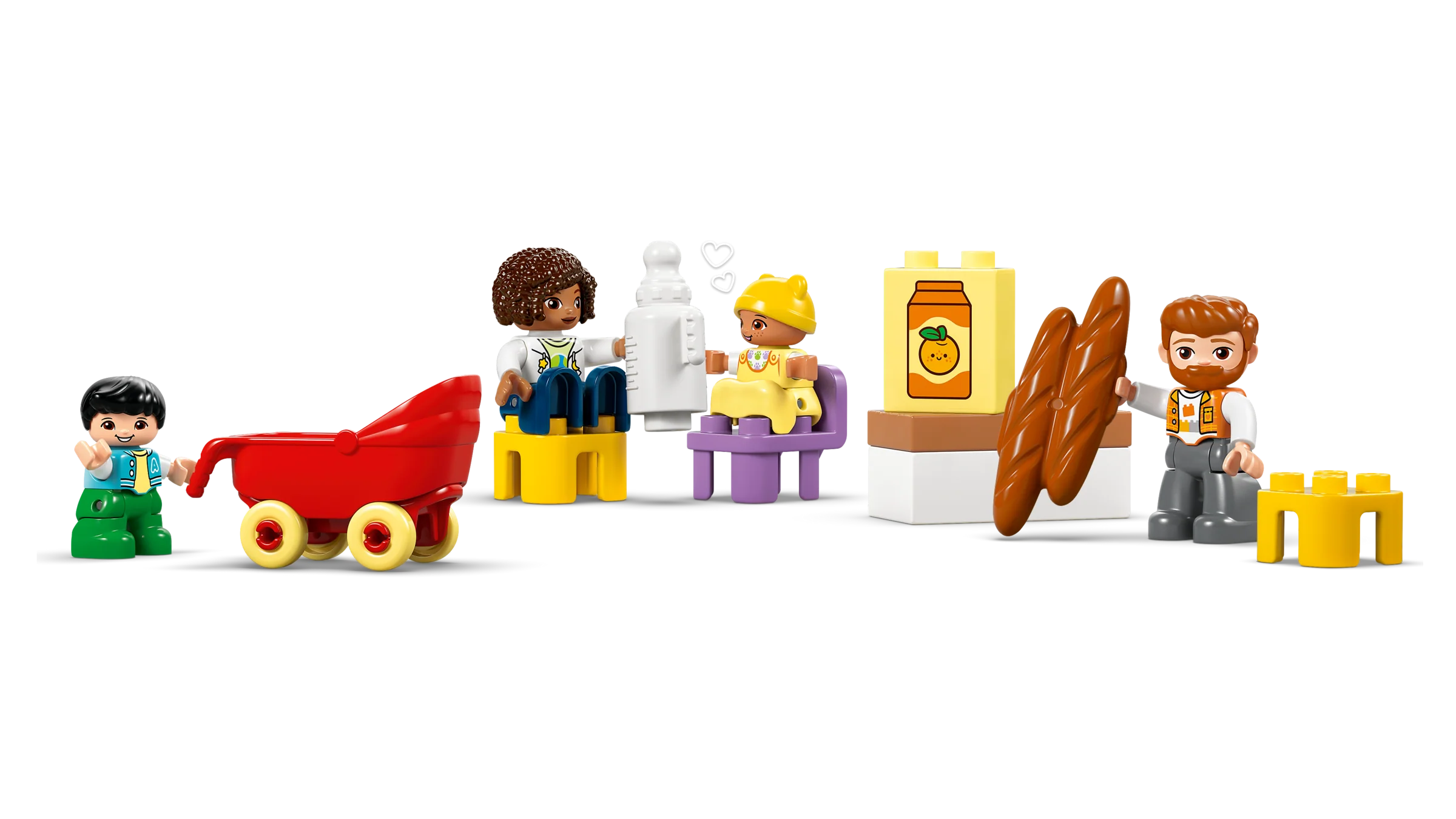 3 in 1 Modern Family House with Figures - Image 7