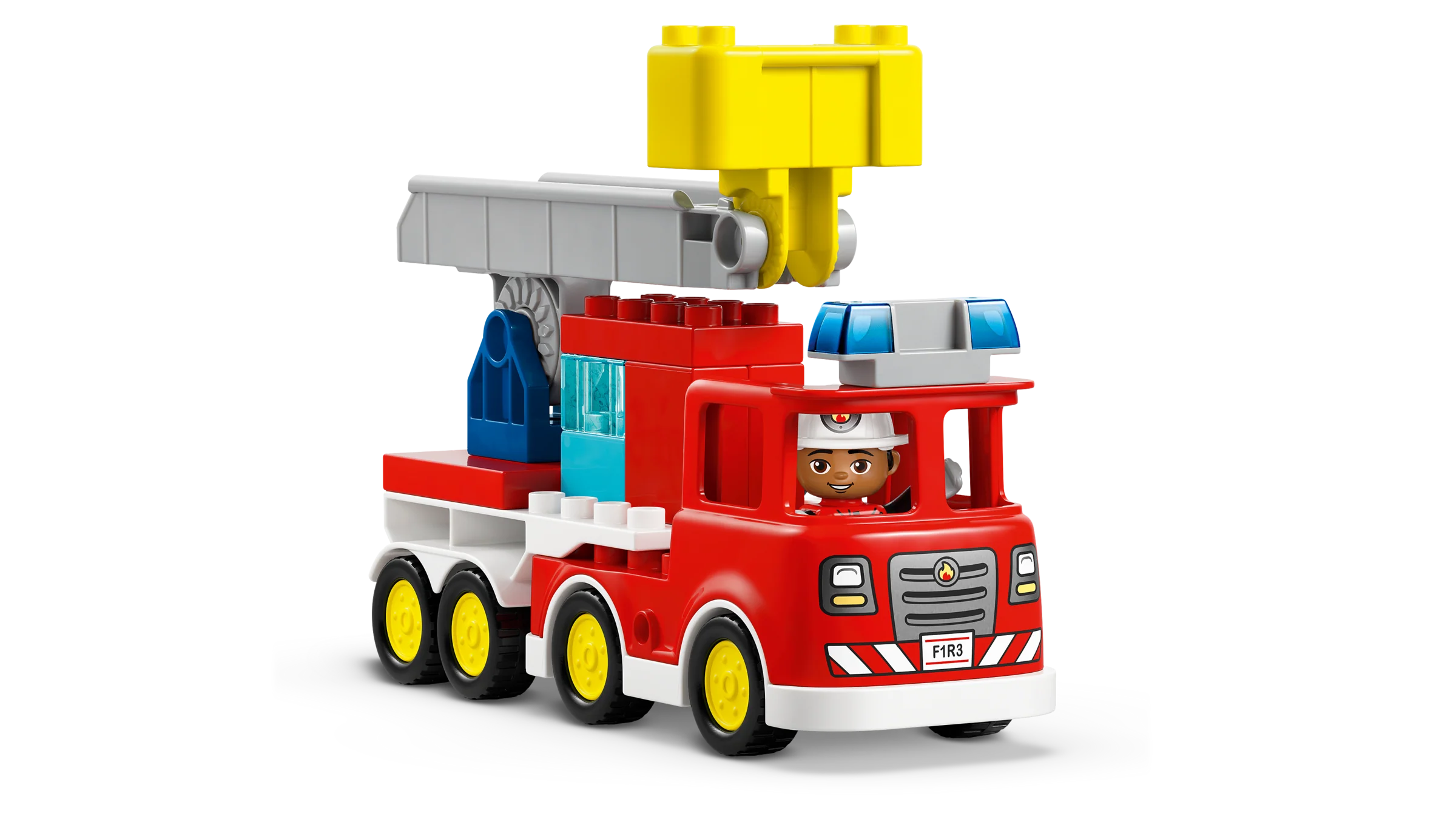Fire Truck with Hose and Firefighter - Image 4