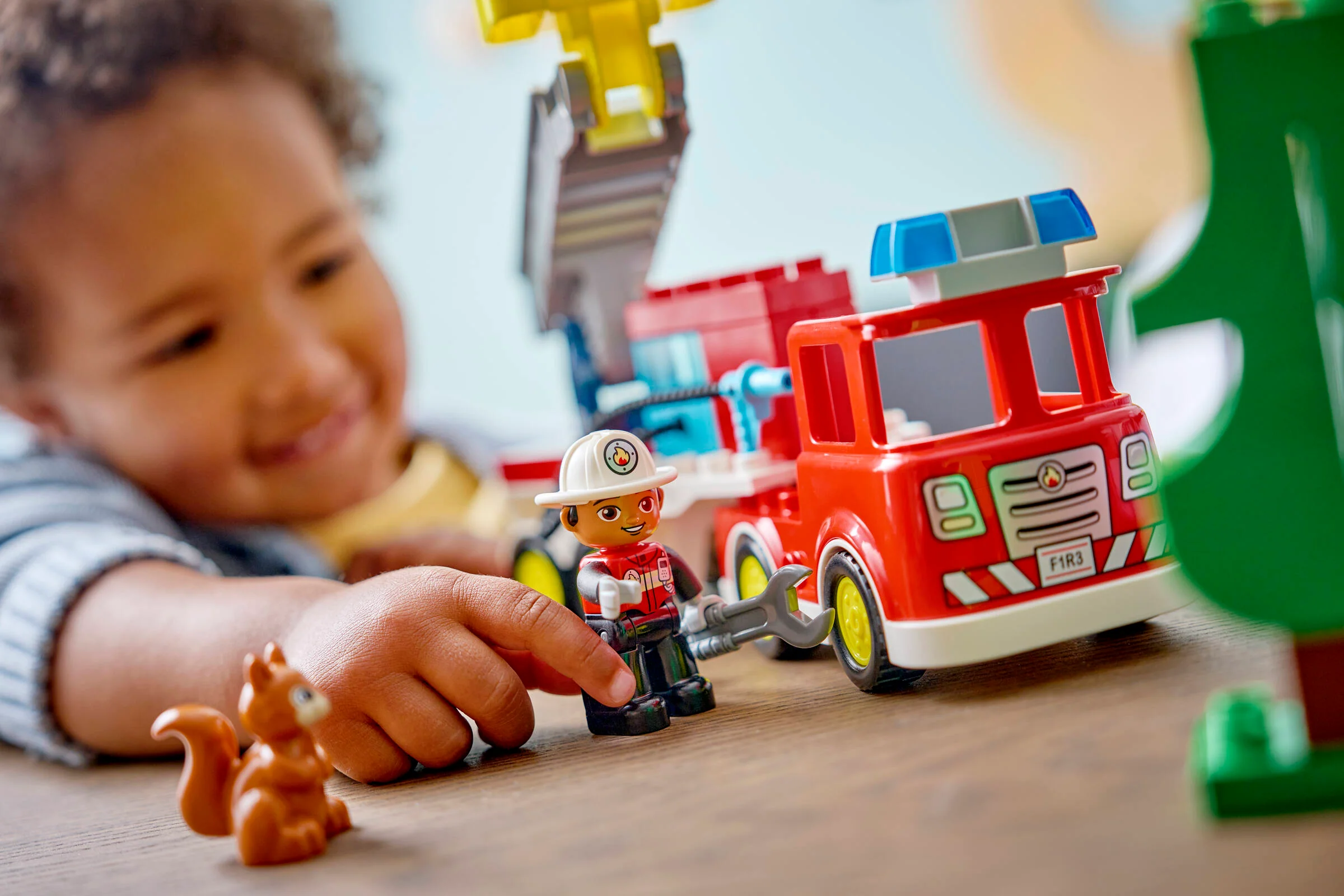 Fire Truck with Hose and Firefighter - Image 8