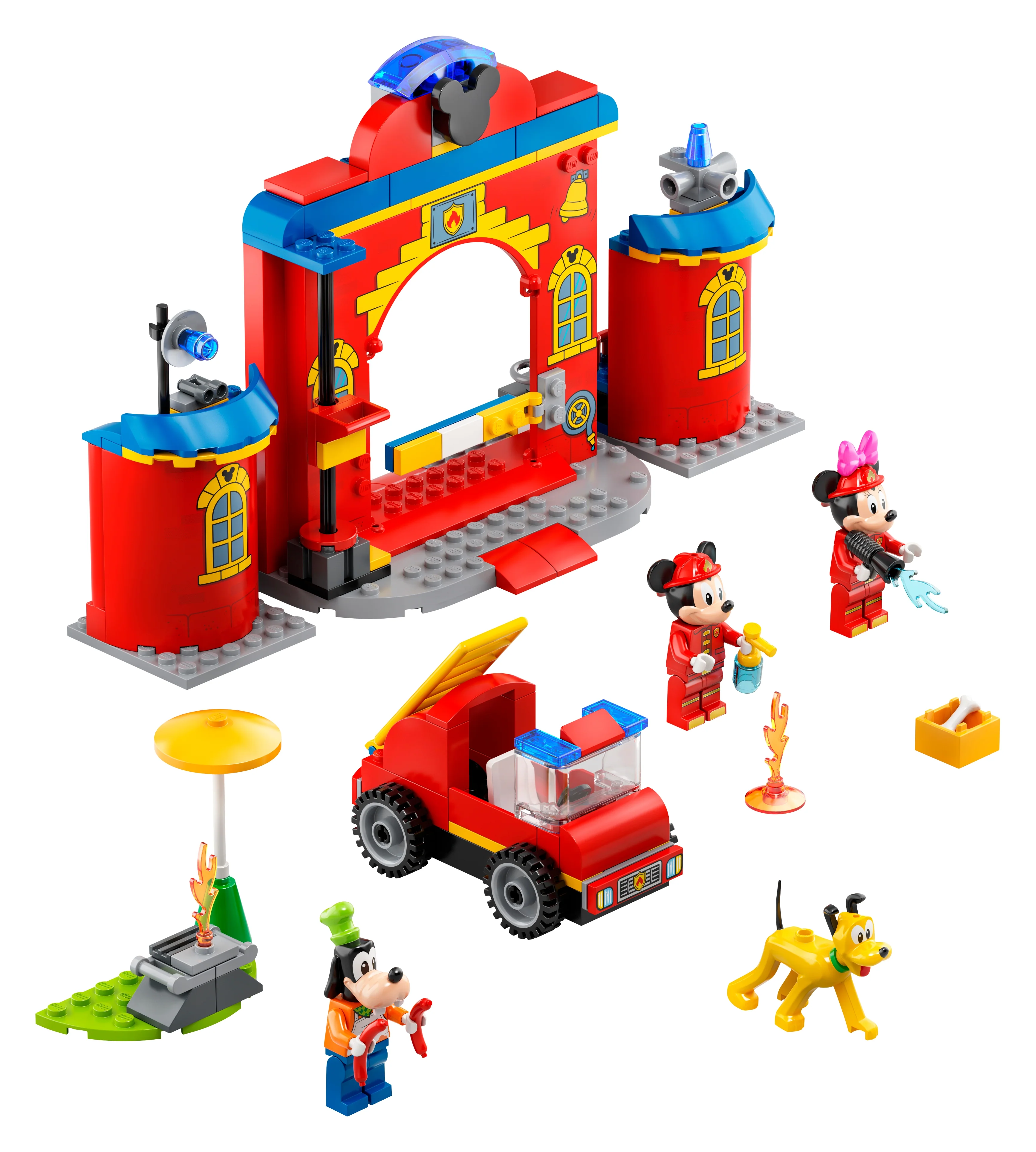 Mickey & Friends Fire Truck & Station - Image 3