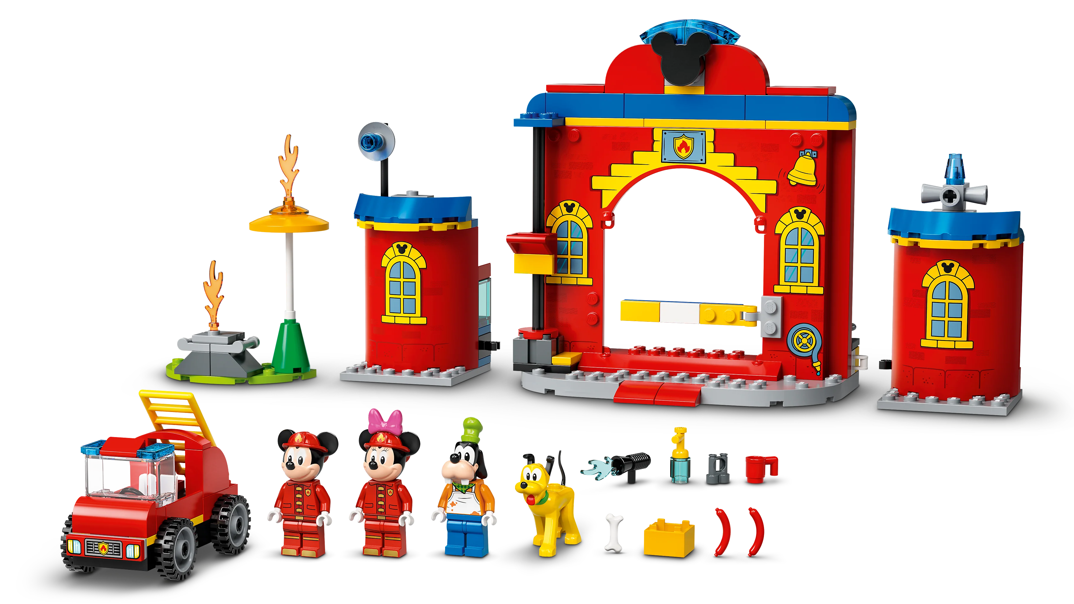 Mickey & Friends Fire Truck & Station - Image 4