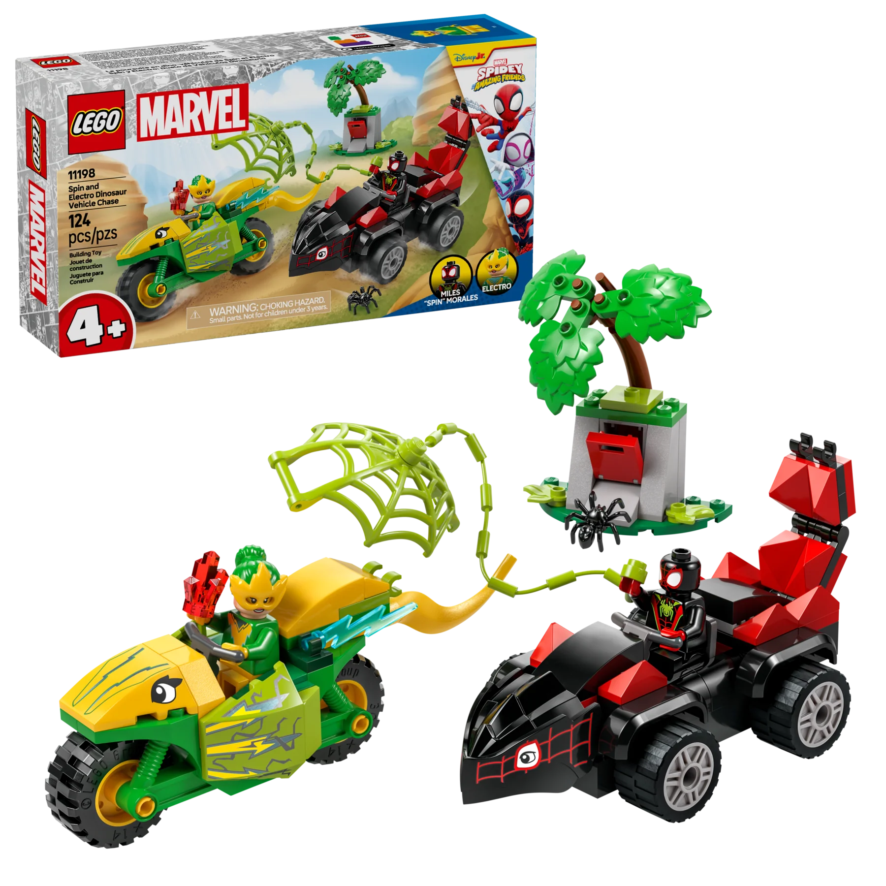 Spin and Electro Dinosaur Vehicle Chase - Image 2