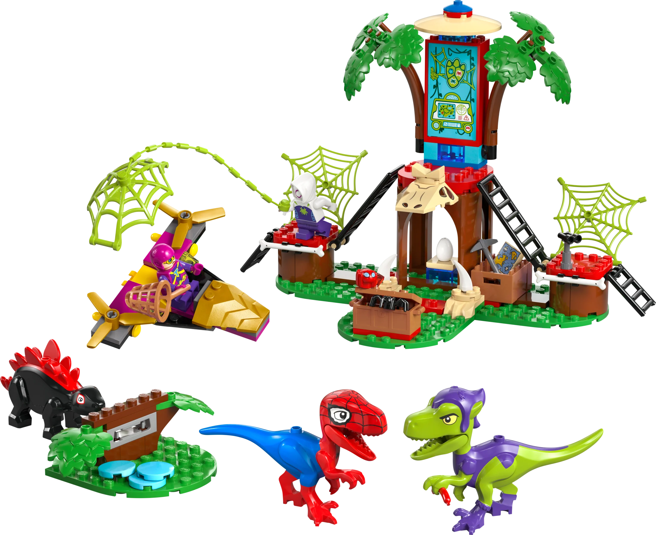 Spidey and Gobby's Raptor Battle at Tree House HQ