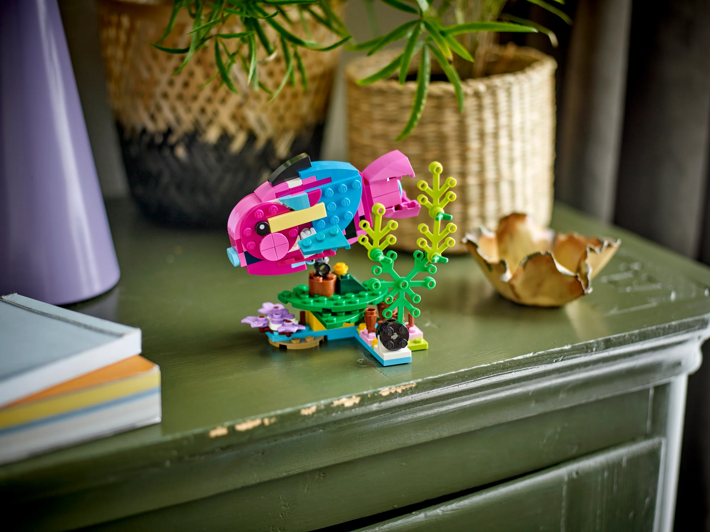 Exotic Pink Parrot - Image 10