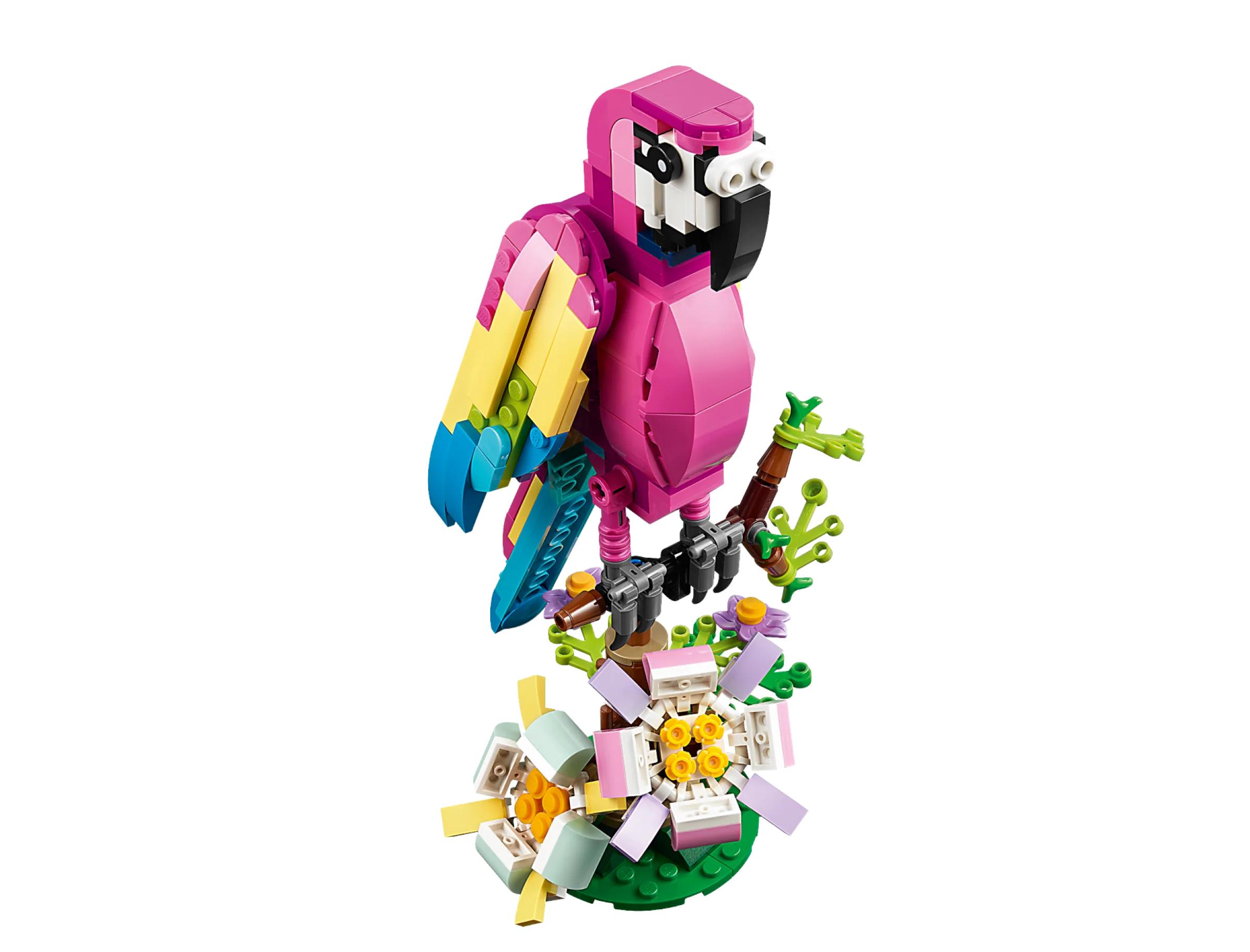 Exotic Pink Parrot - Image 3