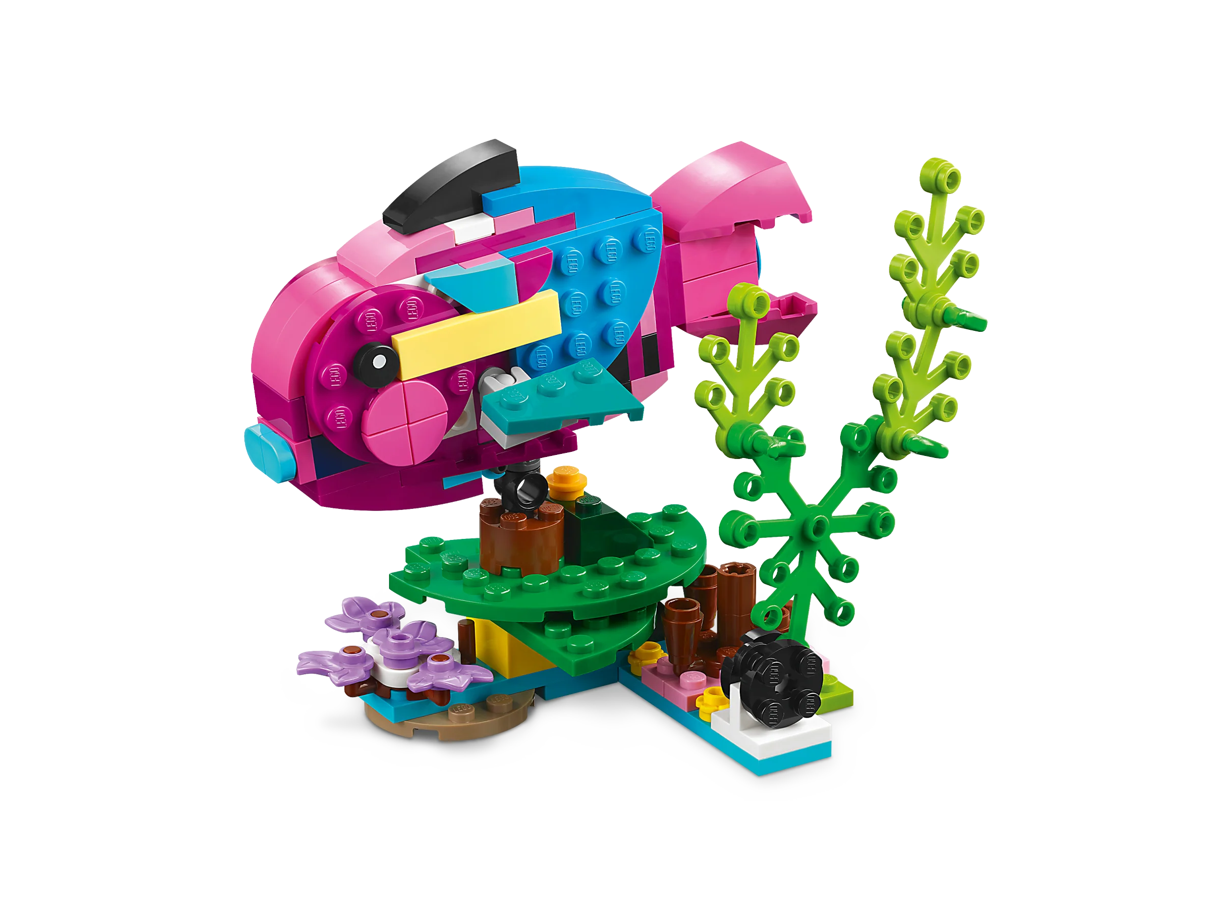 Exotic Pink Parrot - Image 6