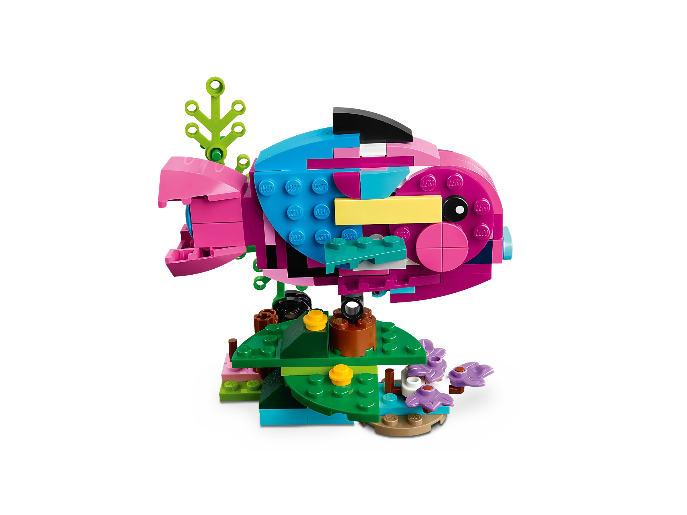 Exotic Pink Parrot - Image 7
