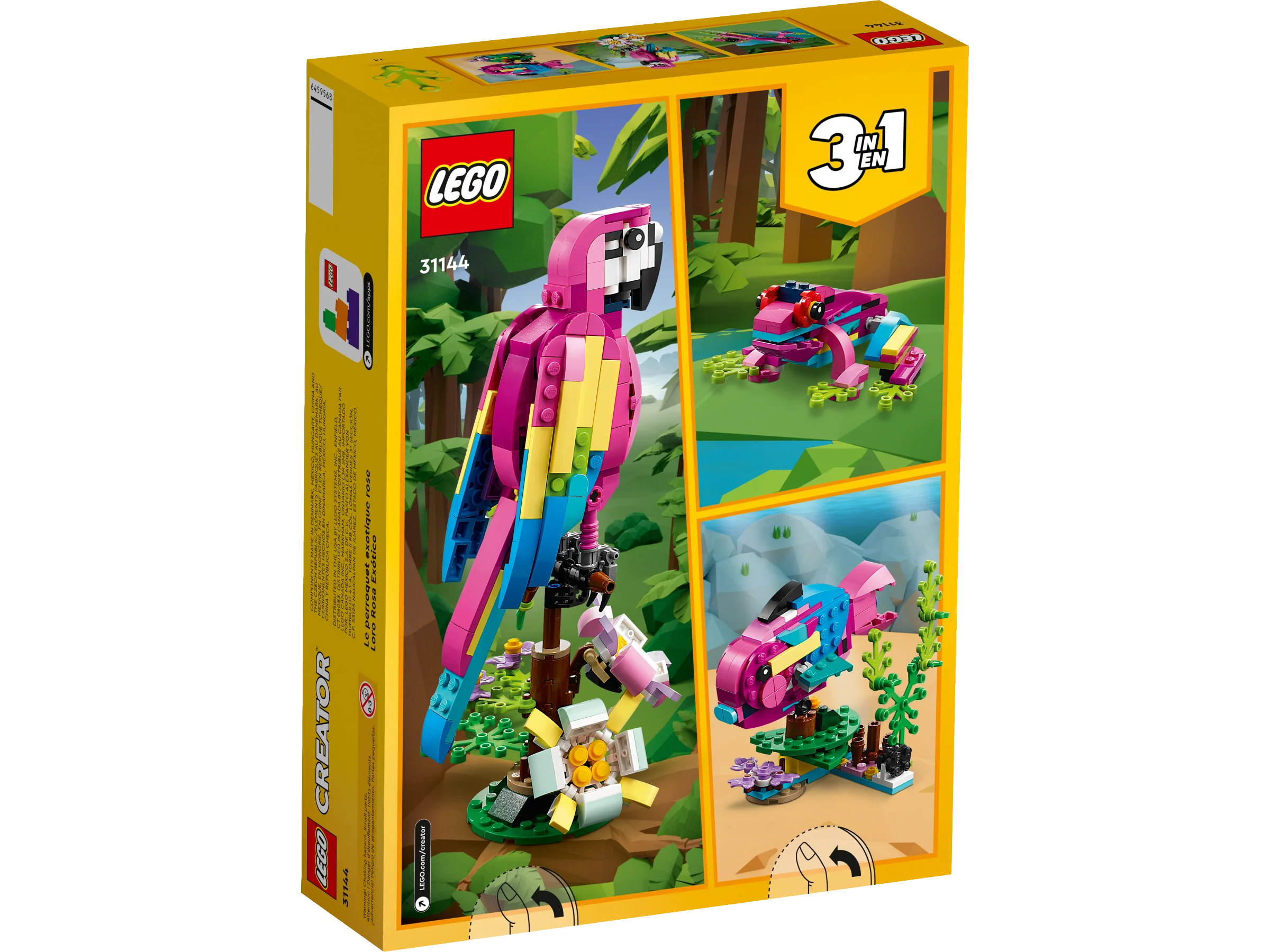 Exotic Pink Parrot - Image 8