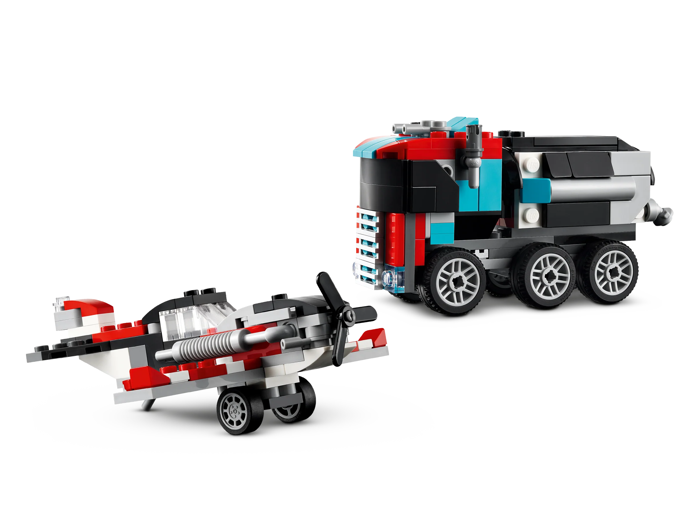 Flatbed Truck with Helicopter - Image 4