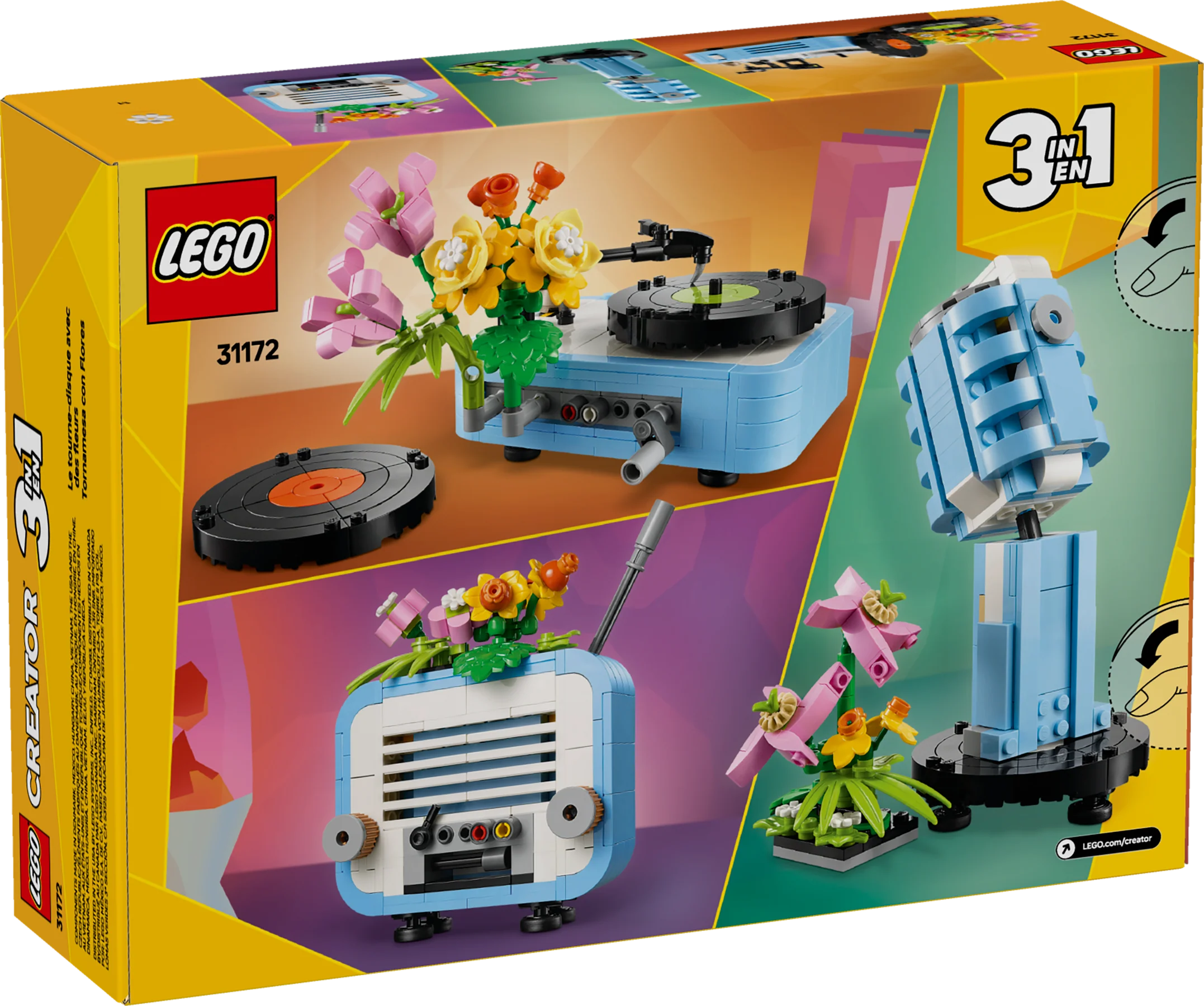 Record Player with Flowers - Image 10