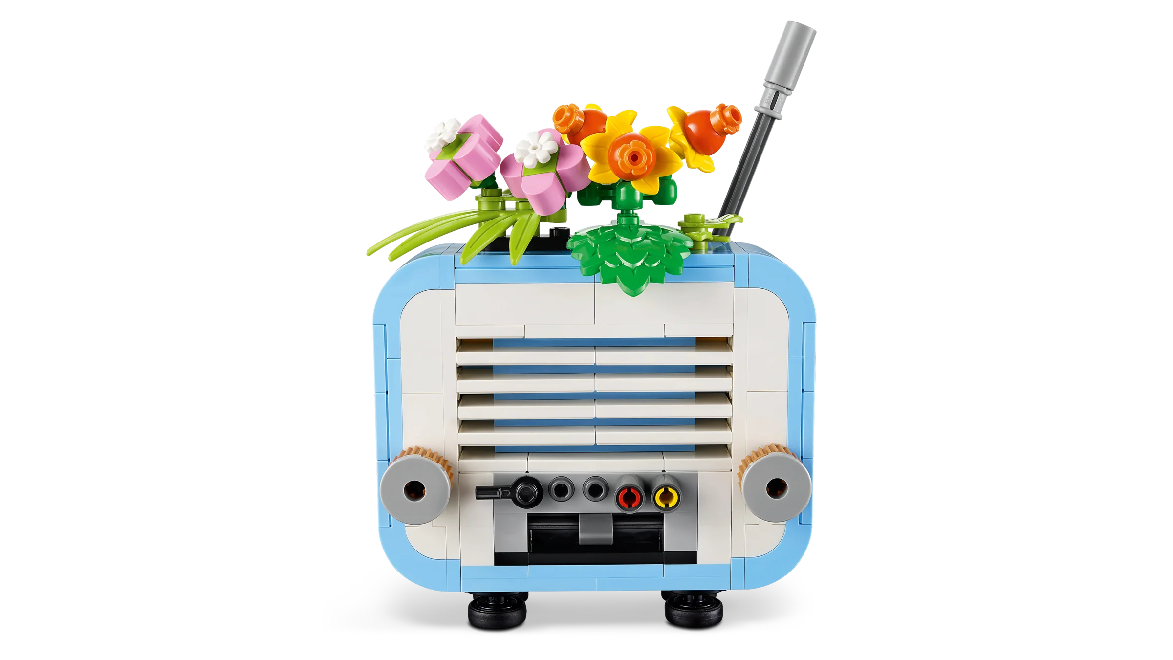 Record Player with Flowers - Image 4