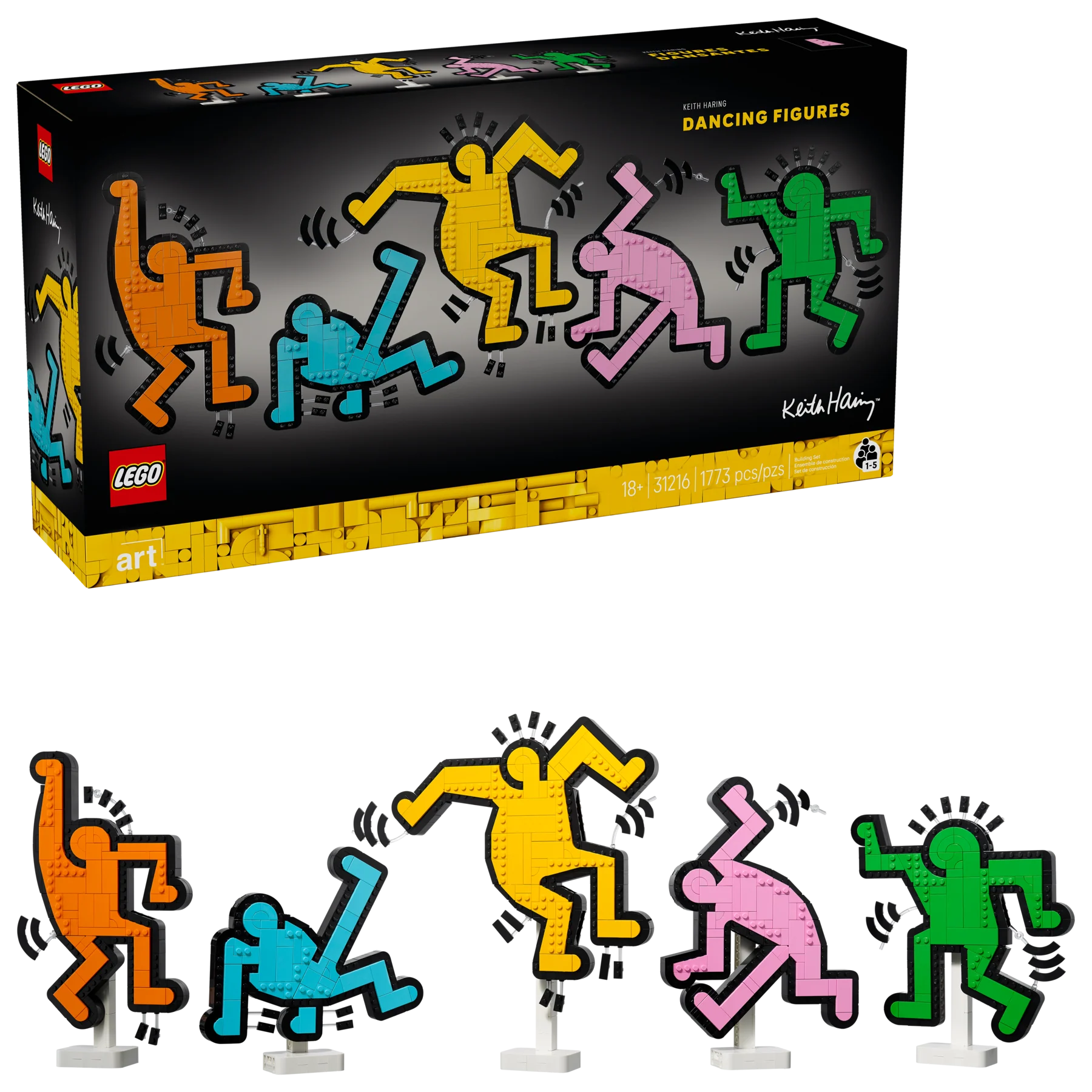 Keith Haring - Dancing Figures - Image 2