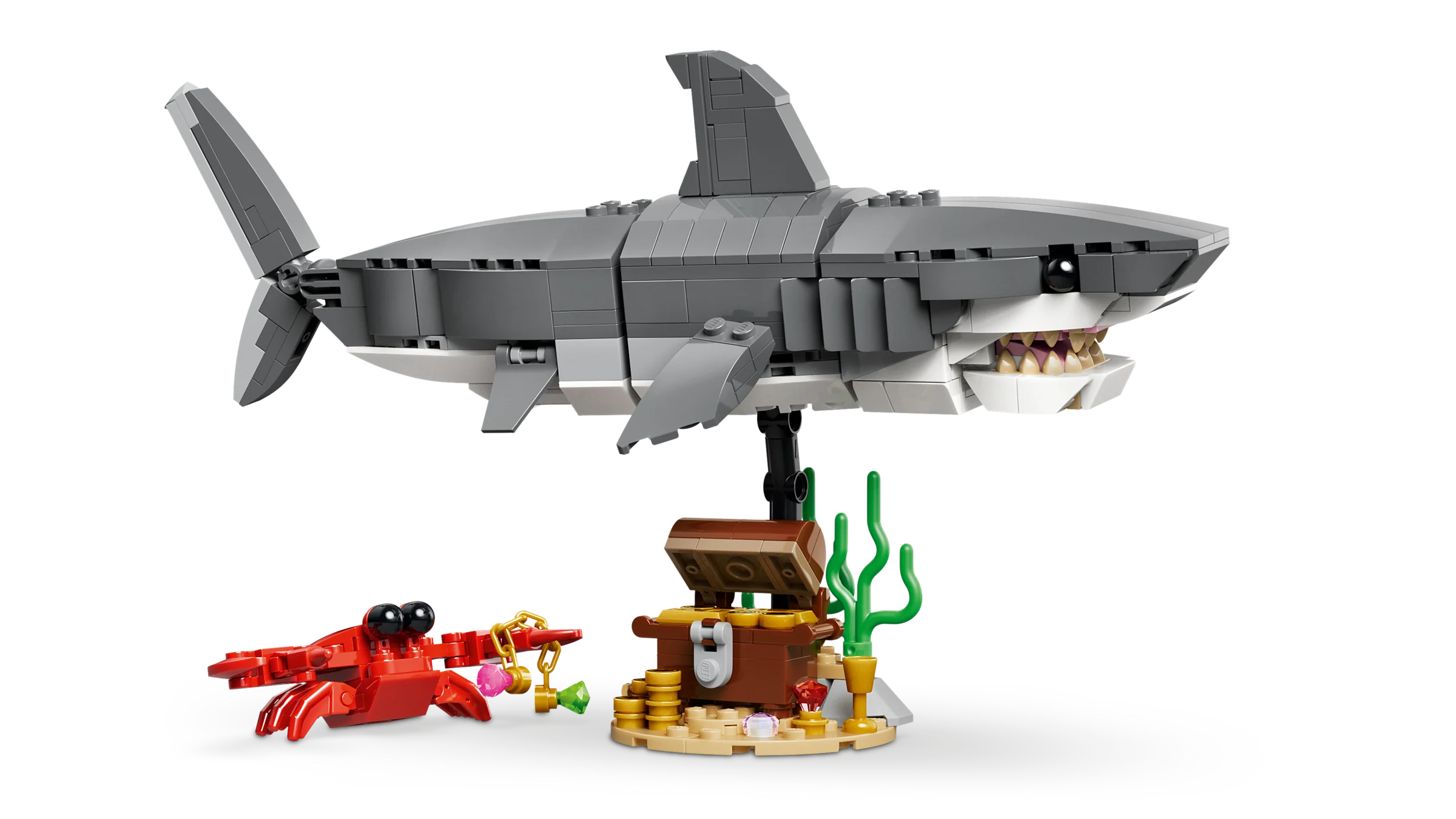 Fierce Shark with a Treasure Chest - Image 5