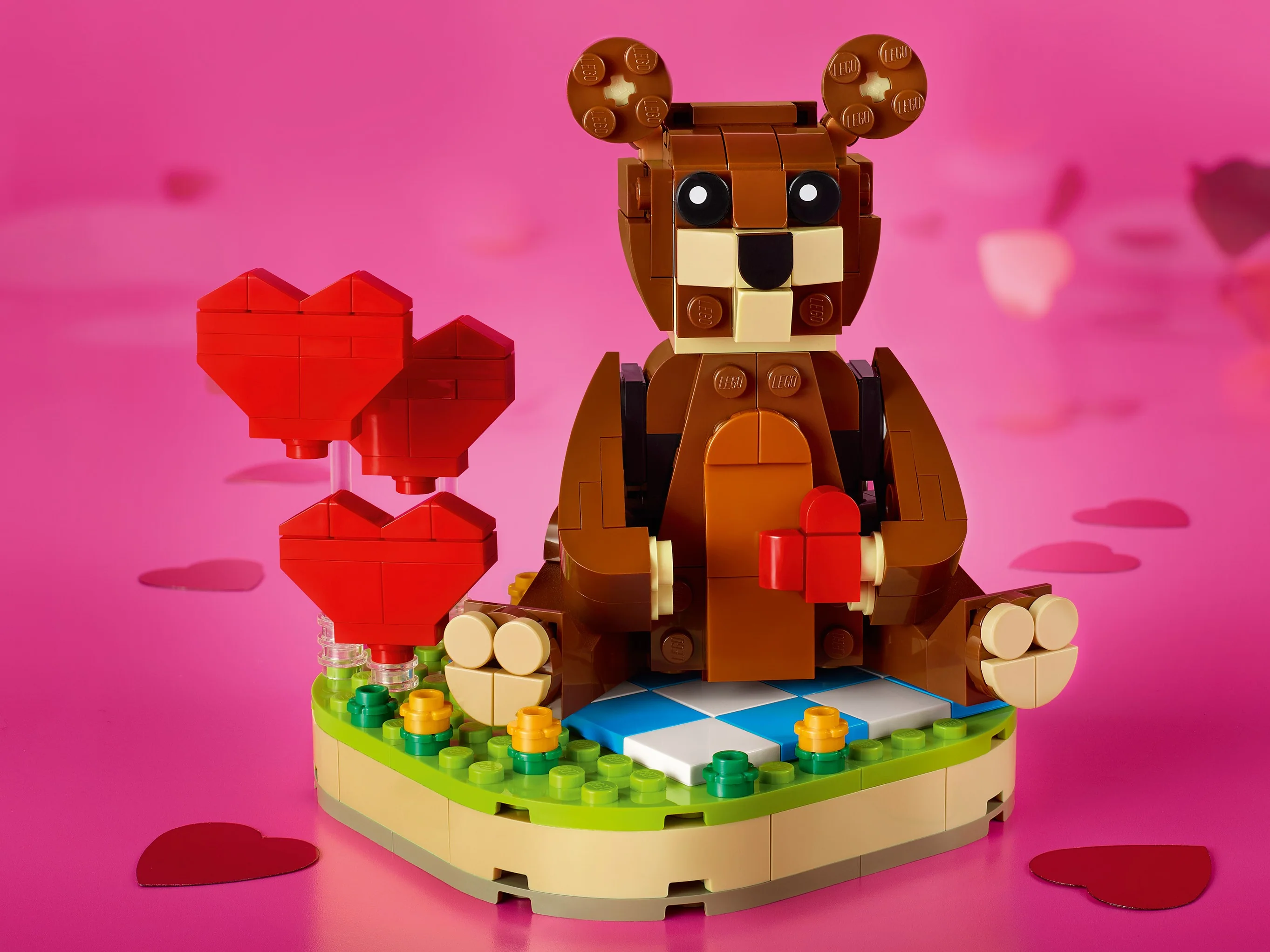 Valentine's Brown Bear - Image 3