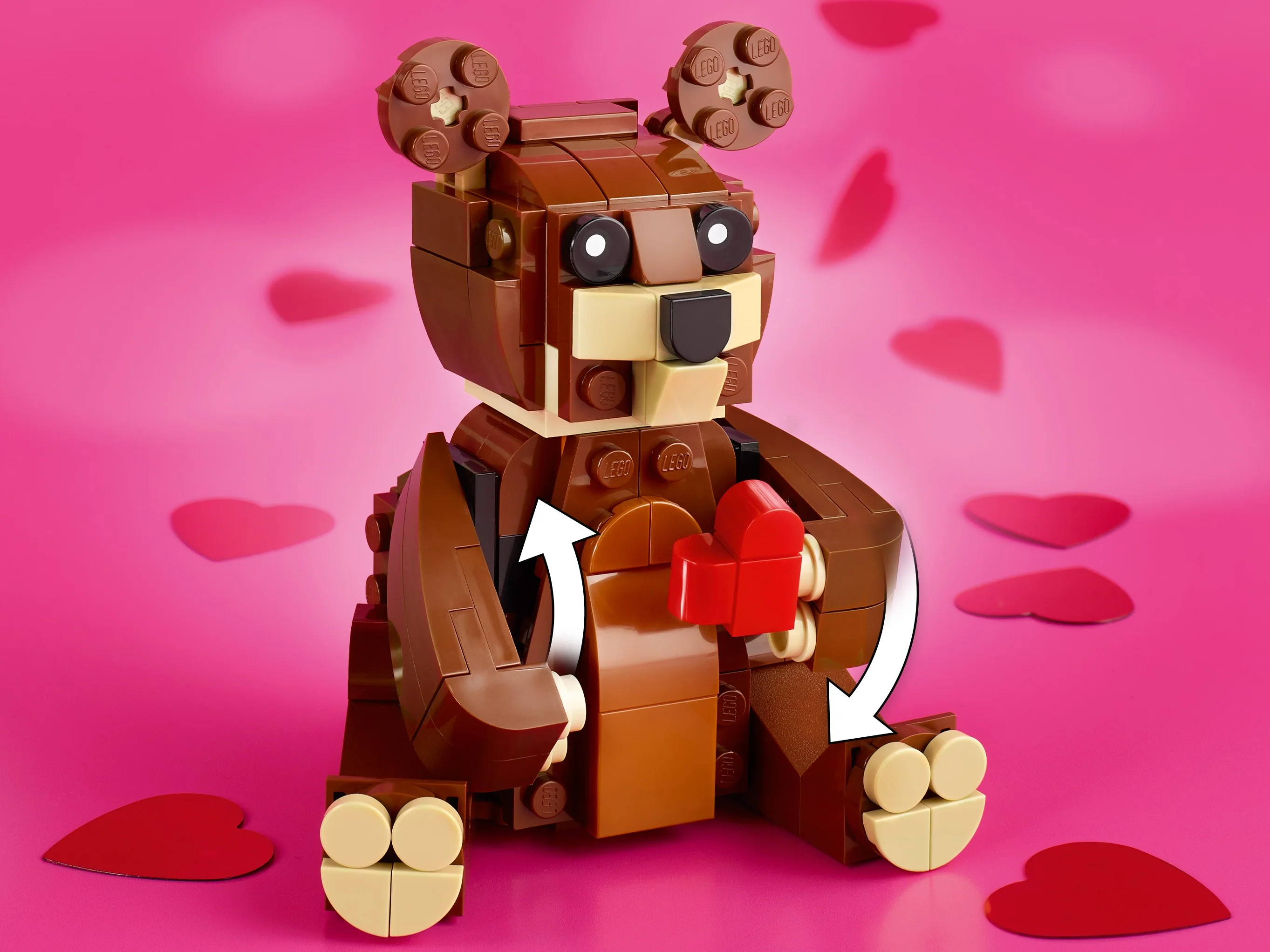 Valentine's Brown Bear - Image 5
