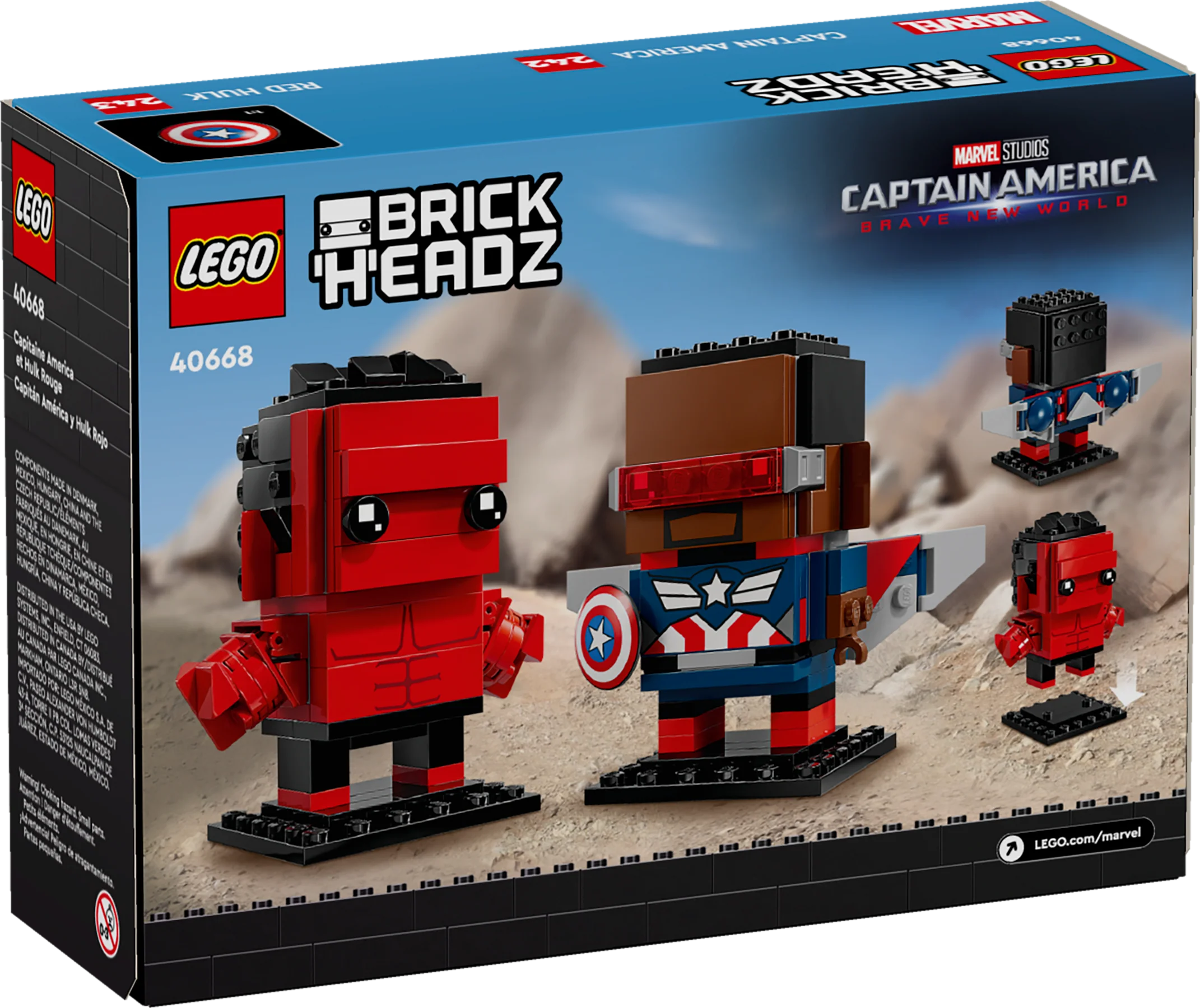 Captain America & Red Hulk Figures - Image 4