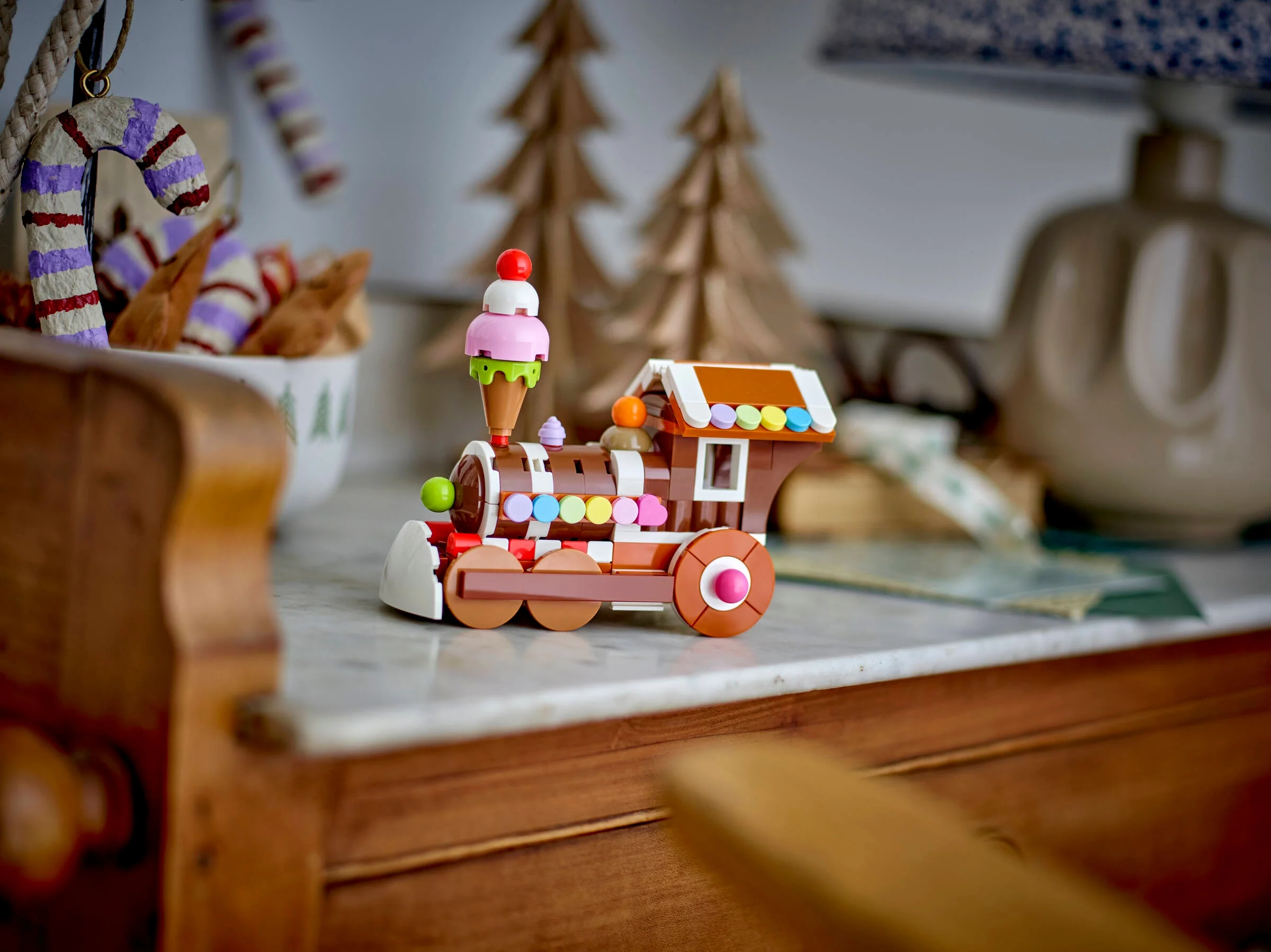Celebration Series: Gingerbread Train Ornament - Image 3