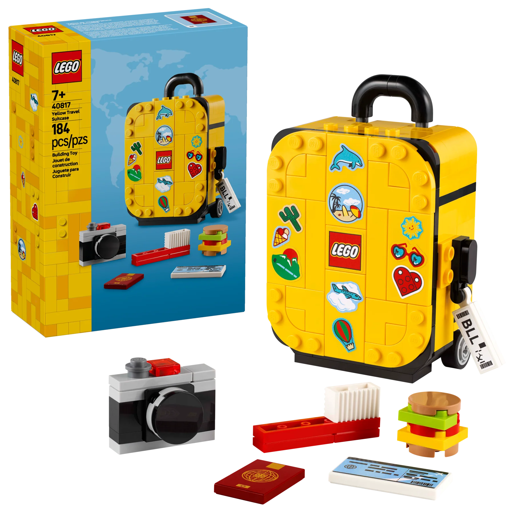 Yellow Travel Suitcase - Image 2