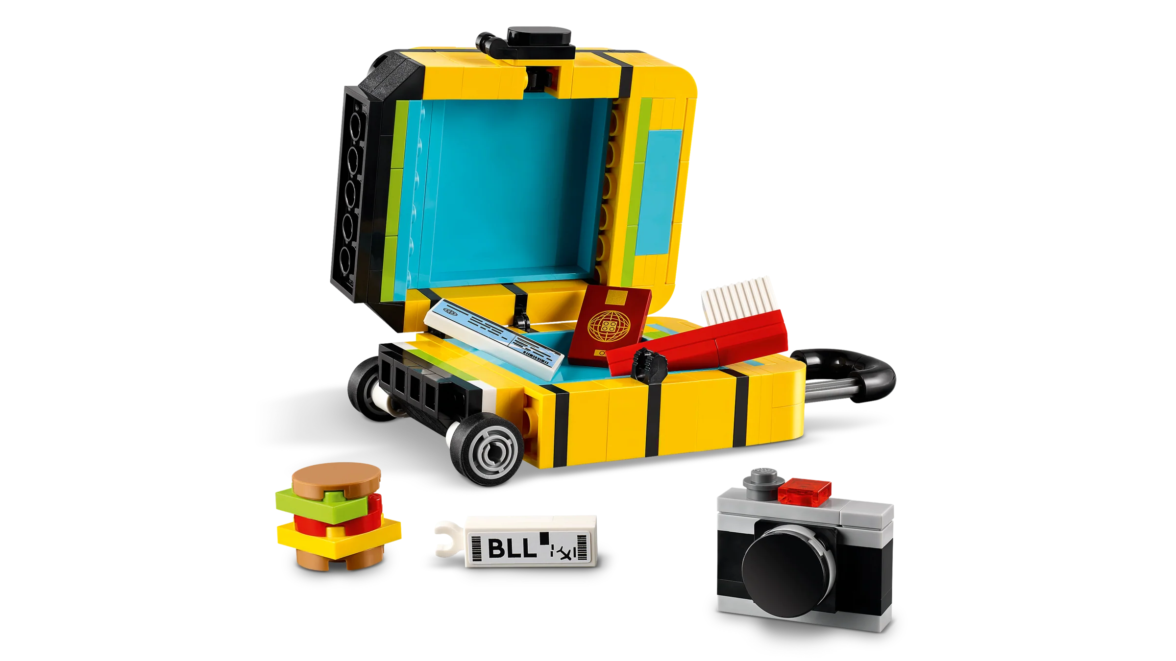 Yellow Travel Suitcase - Image 3
