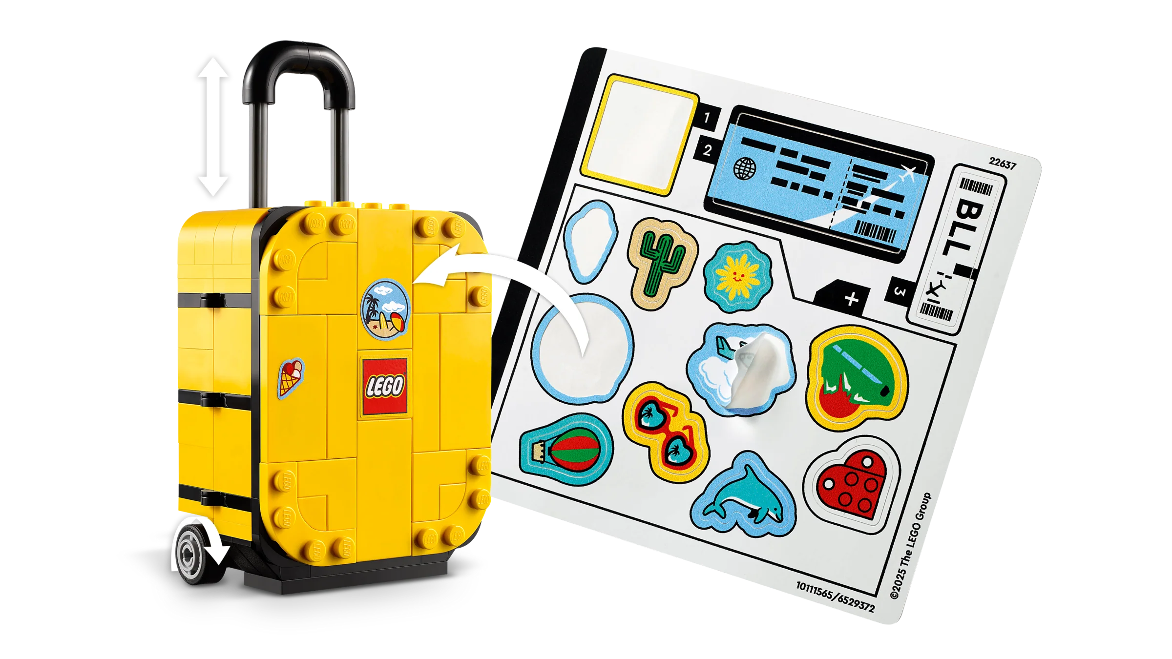 Yellow Travel Suitcase - Image 4