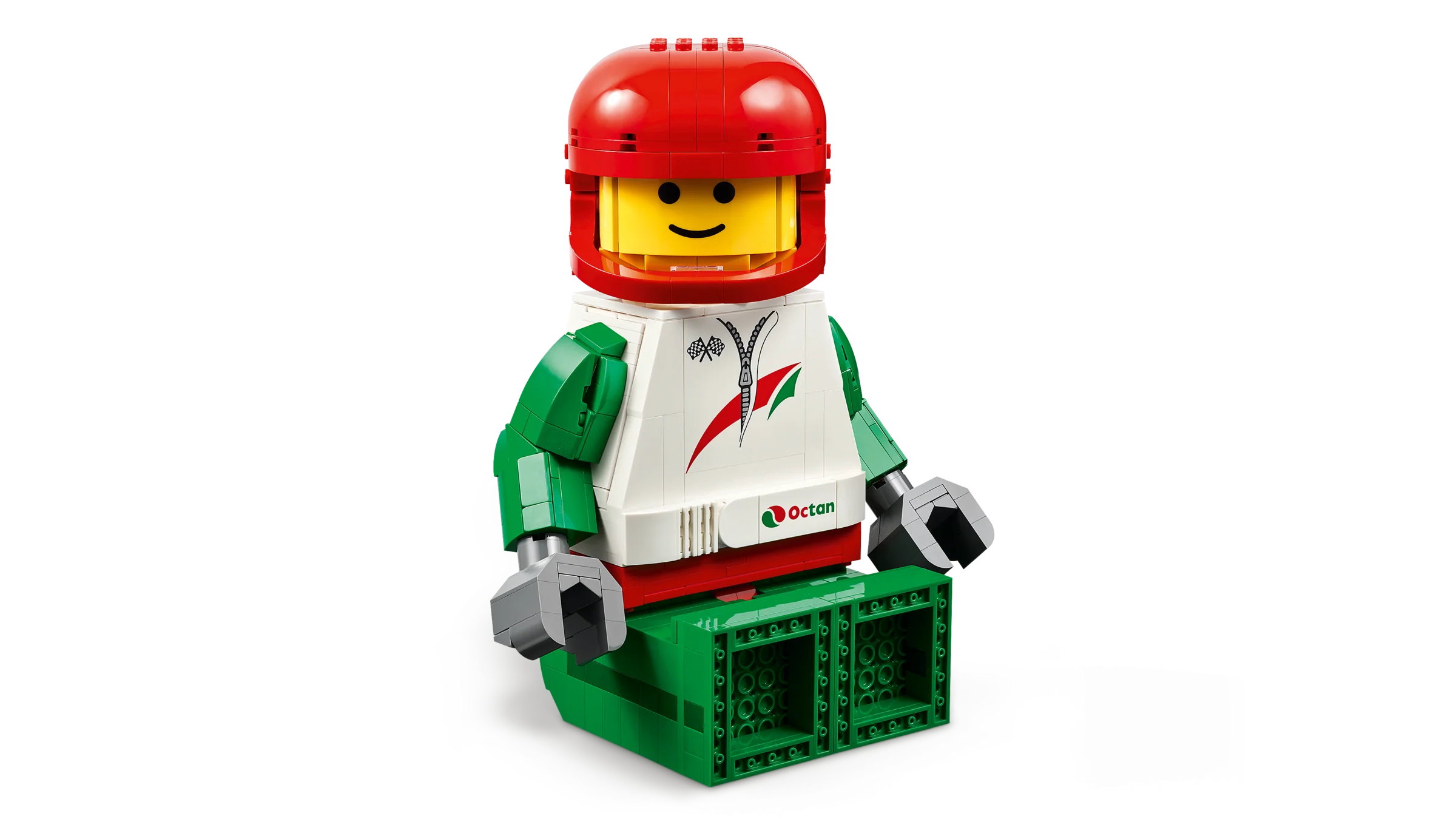 Up-Scaled Racing Driver Minifigure - Image 4