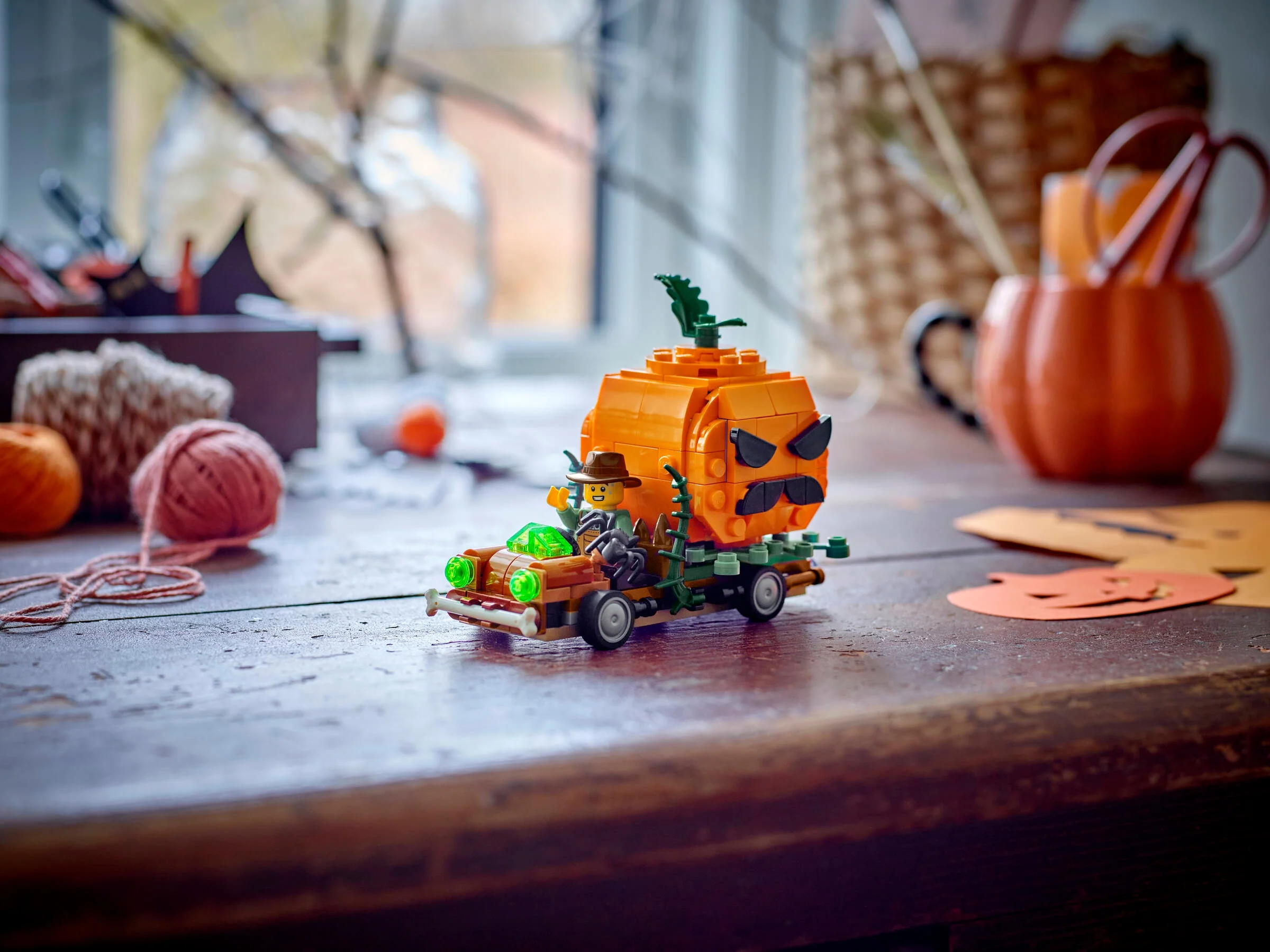 Jack-O'-Lantern Pickup Truck - Image 6