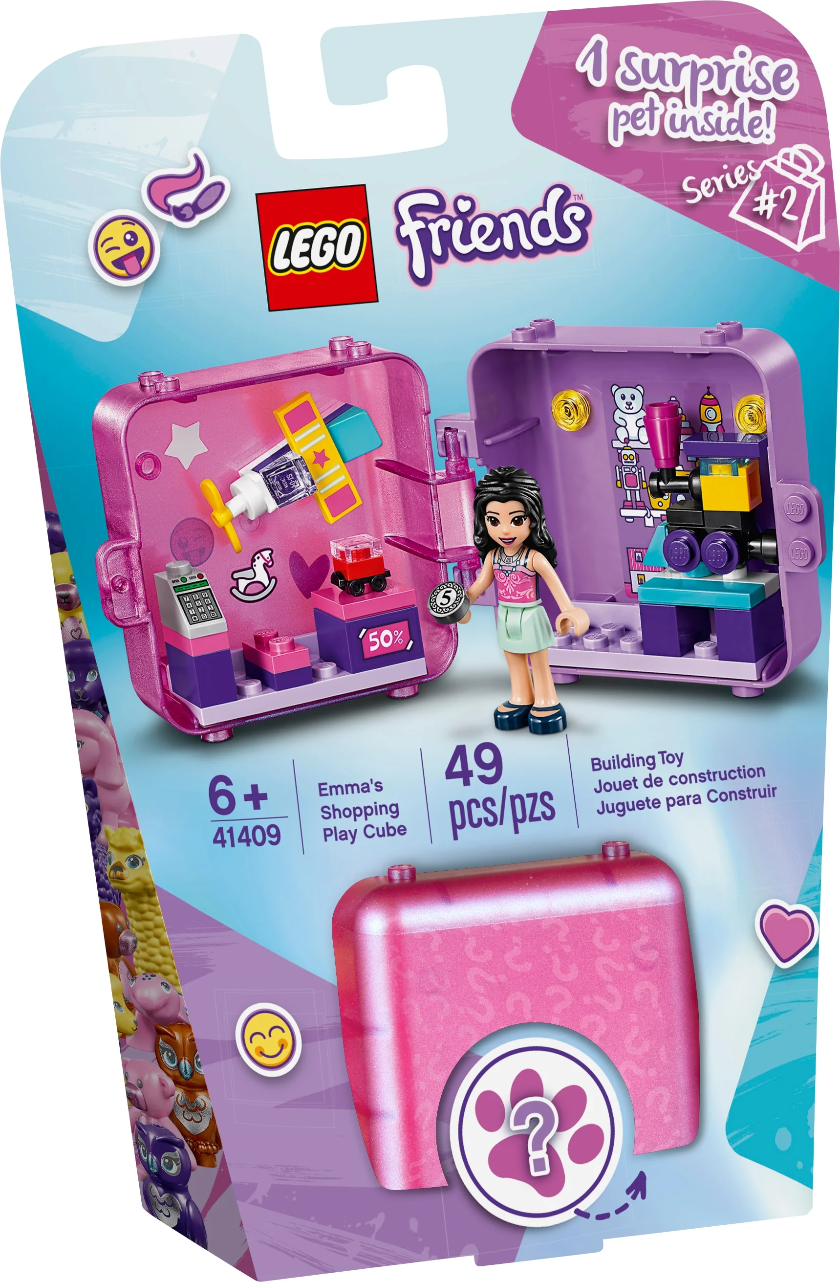 Emma's Shopping Play Cube - Image 2