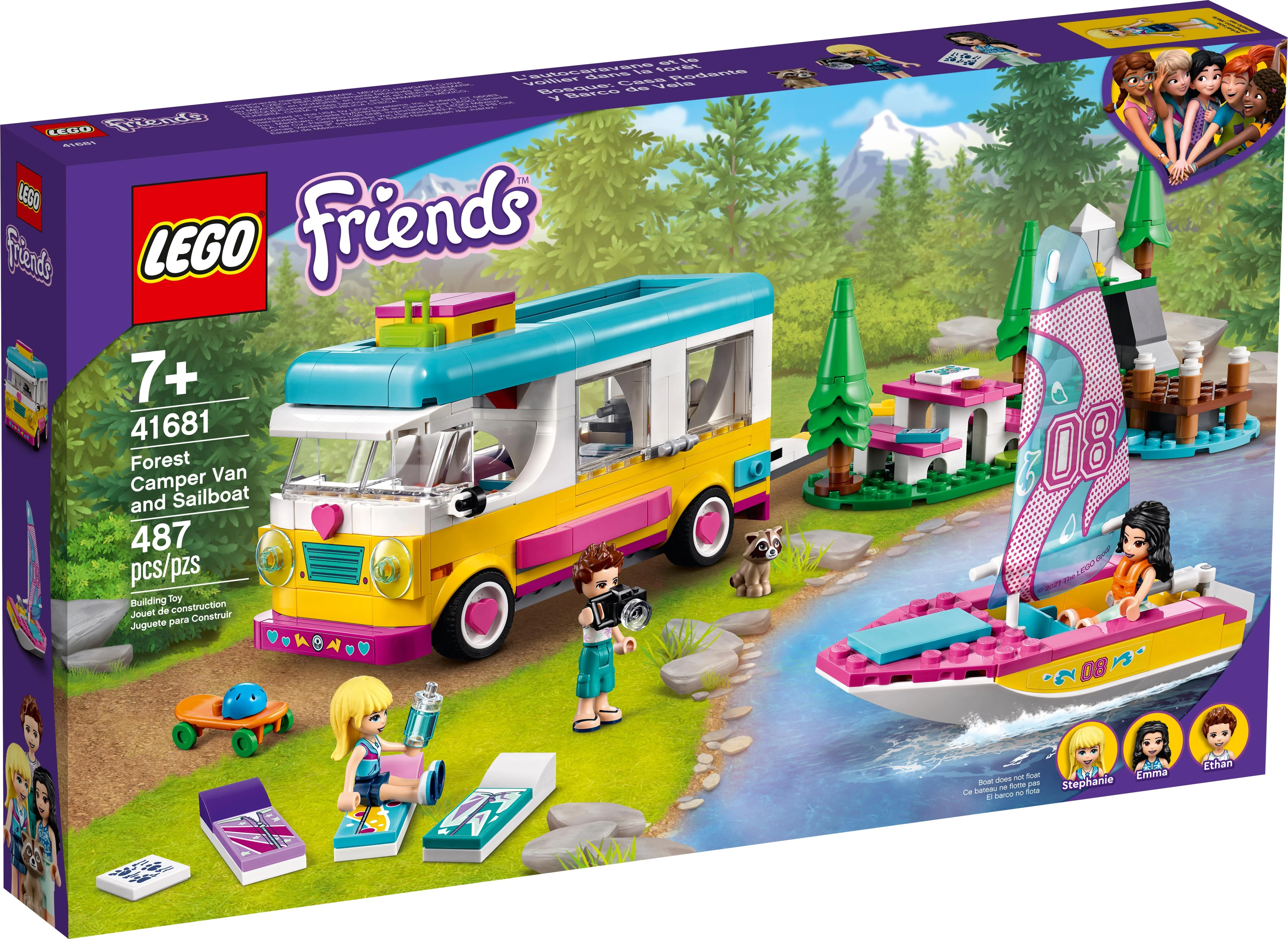 Forest Camper Van and Sailboat - Image 2