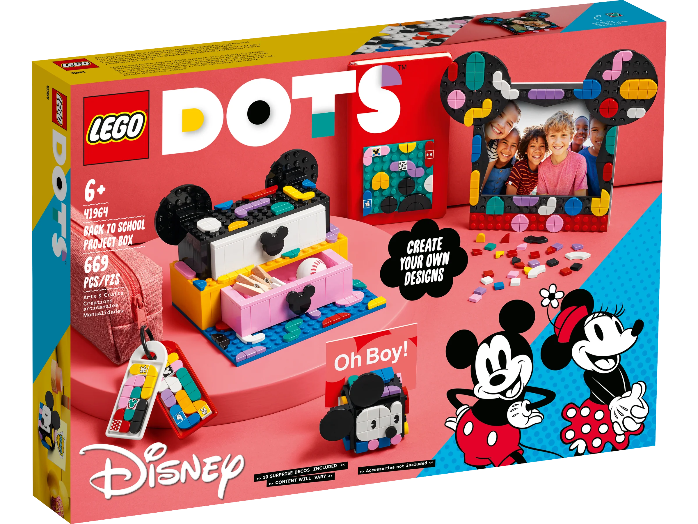 Mickey Mouse & Minnie Mouse Back-to-School Project Box - Image 2
