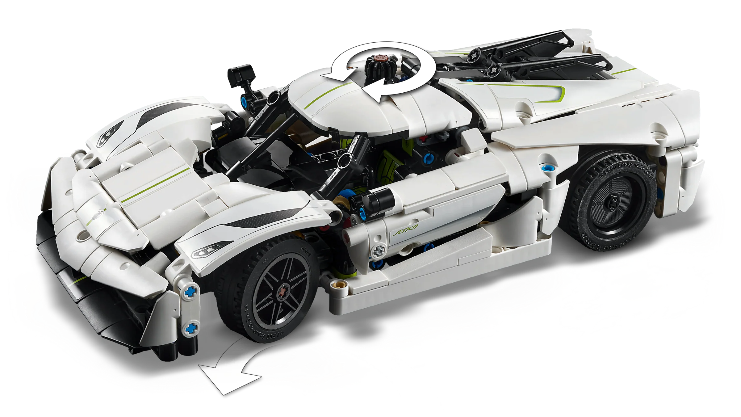 Koenigsegg Jesko Absolut White Hypercar - Image 6
