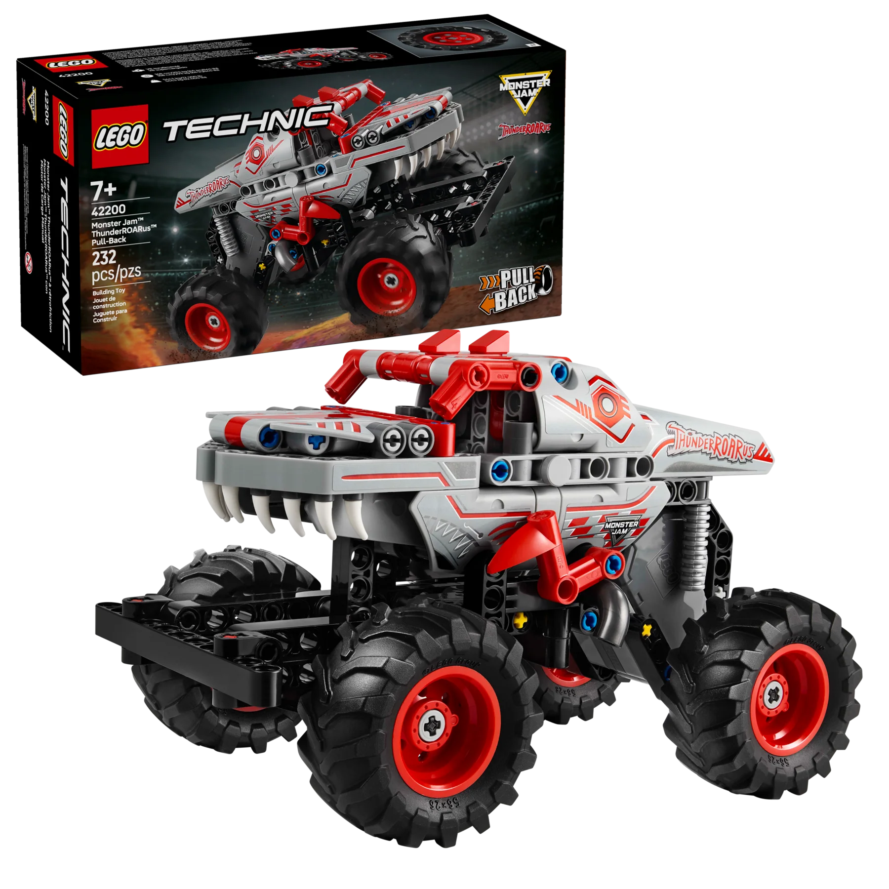 Monster Jam ThunderROARus Pull-Back - Image 2