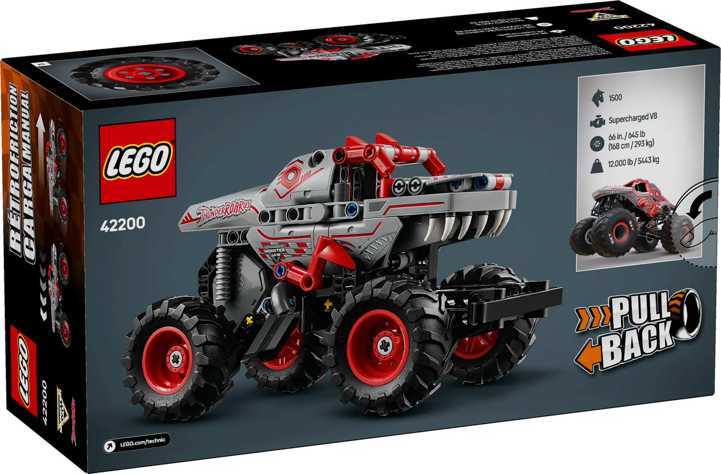 Monster Jam ThunderROARus Pull-Back - Image 9