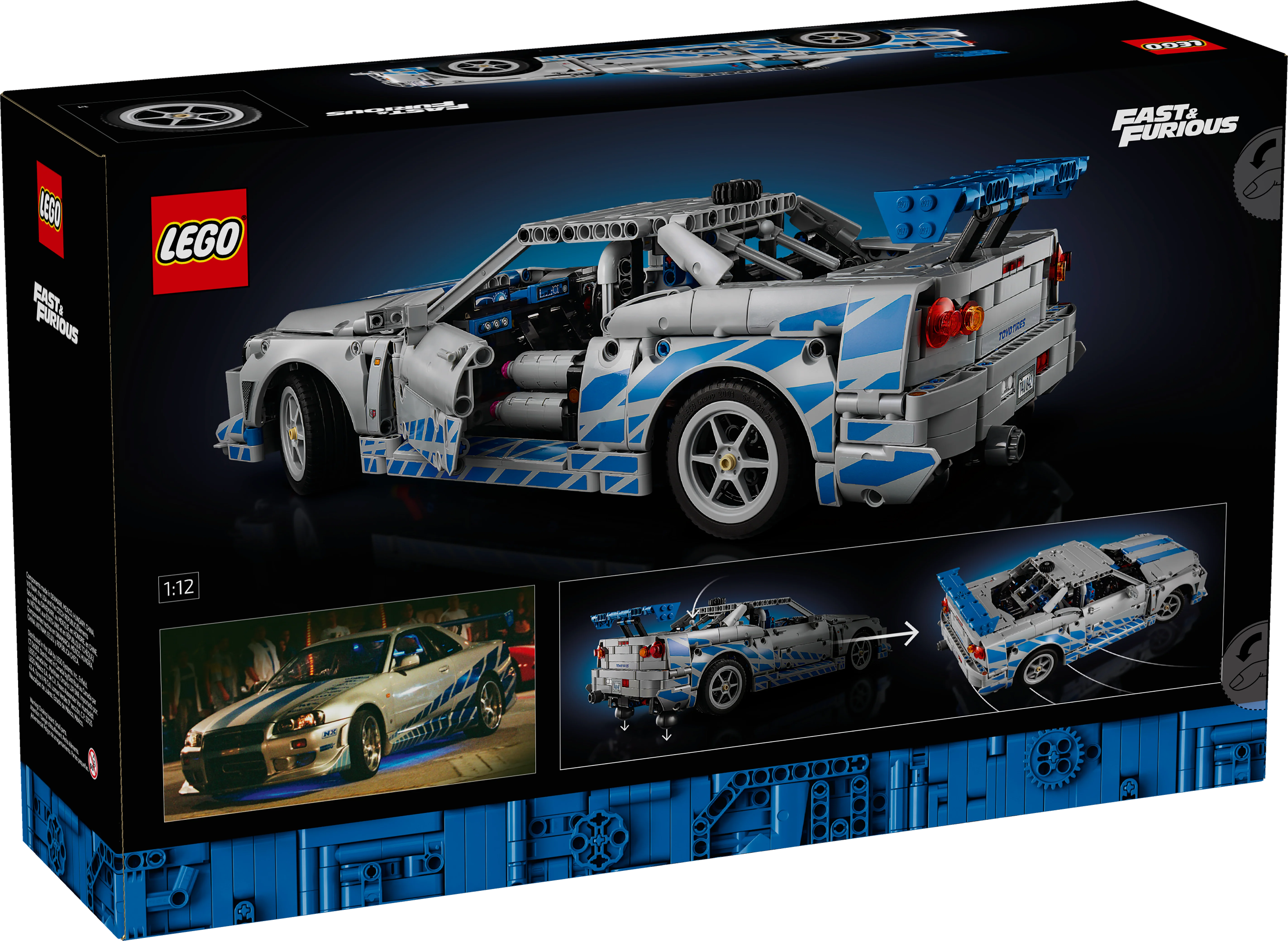 2 Fast 2 Furious Nissan Skyline GT-R (R34) Car - Image 5