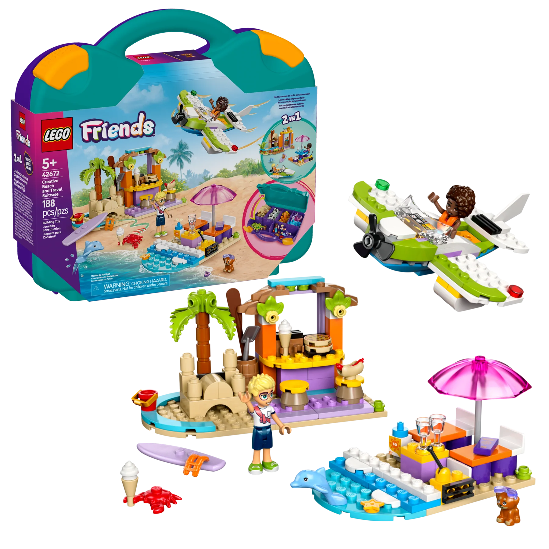 Creative Beach and Travel Suitcase - Image 2