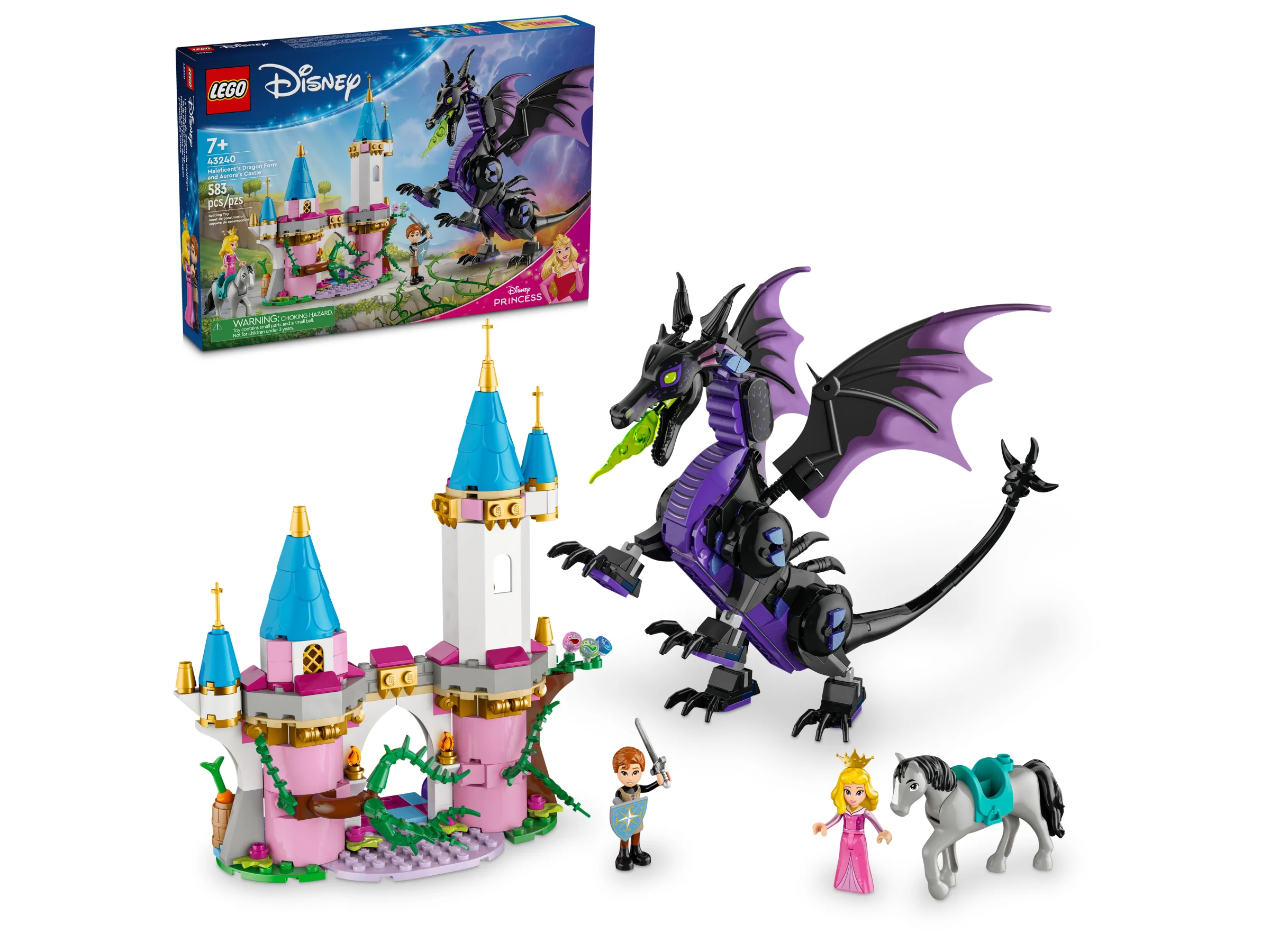 Maleficent's Dragon Form and Aurora's Castle - Image 2