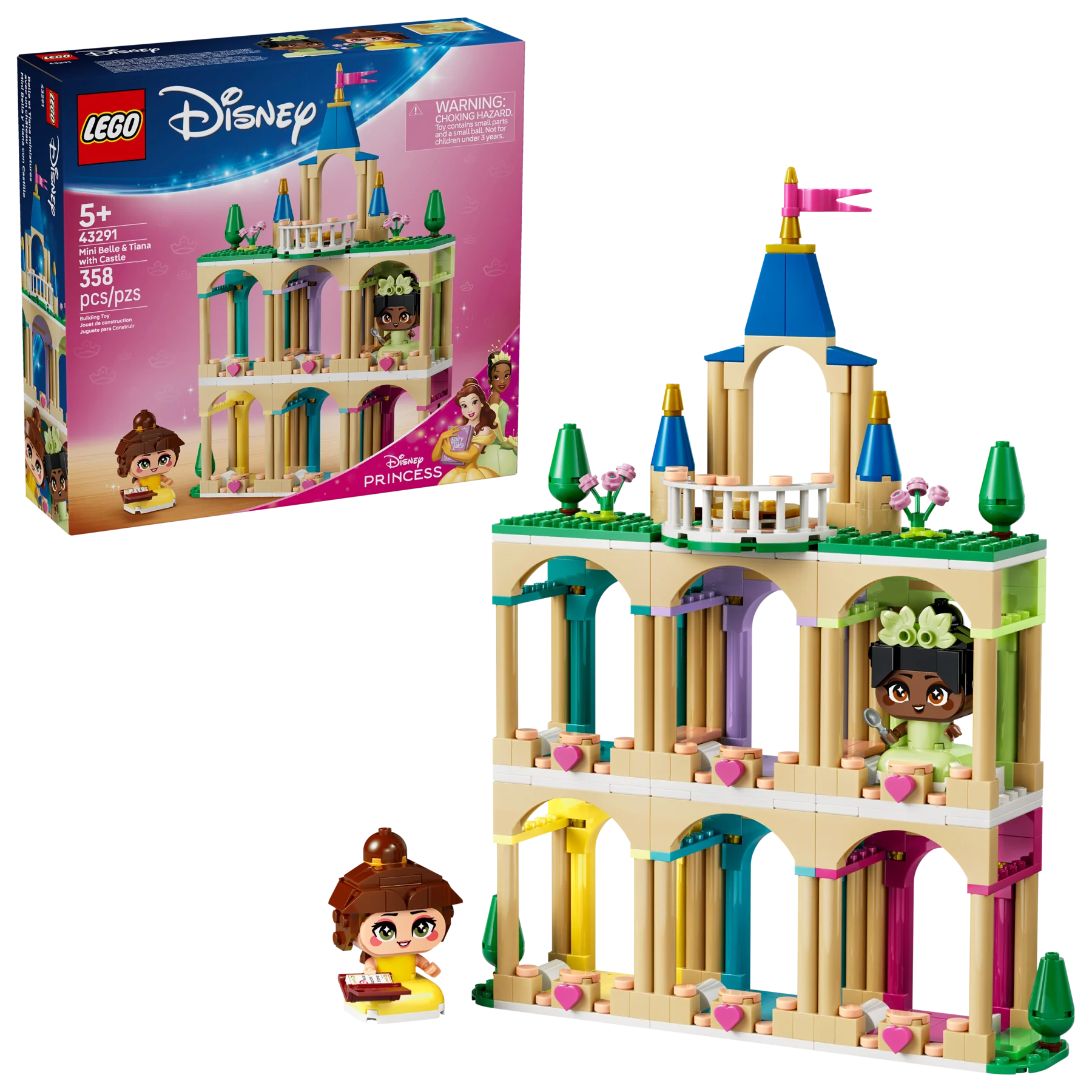 Mini Belle & Tiana with Castle - Image 3