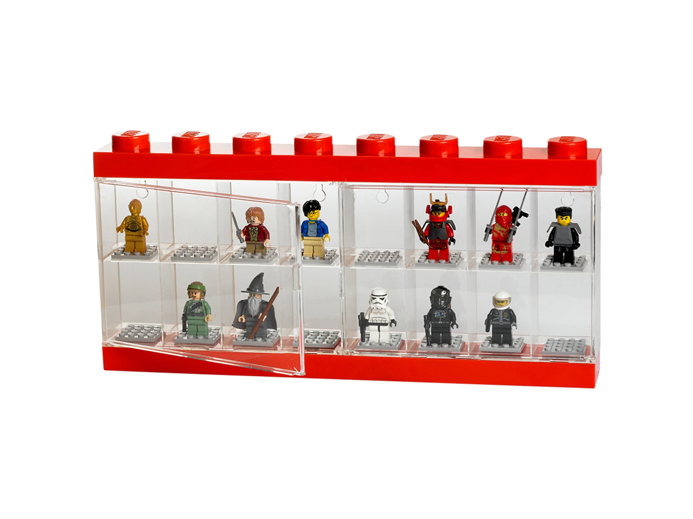 Minifigure Display Case 16 Red - Image 3