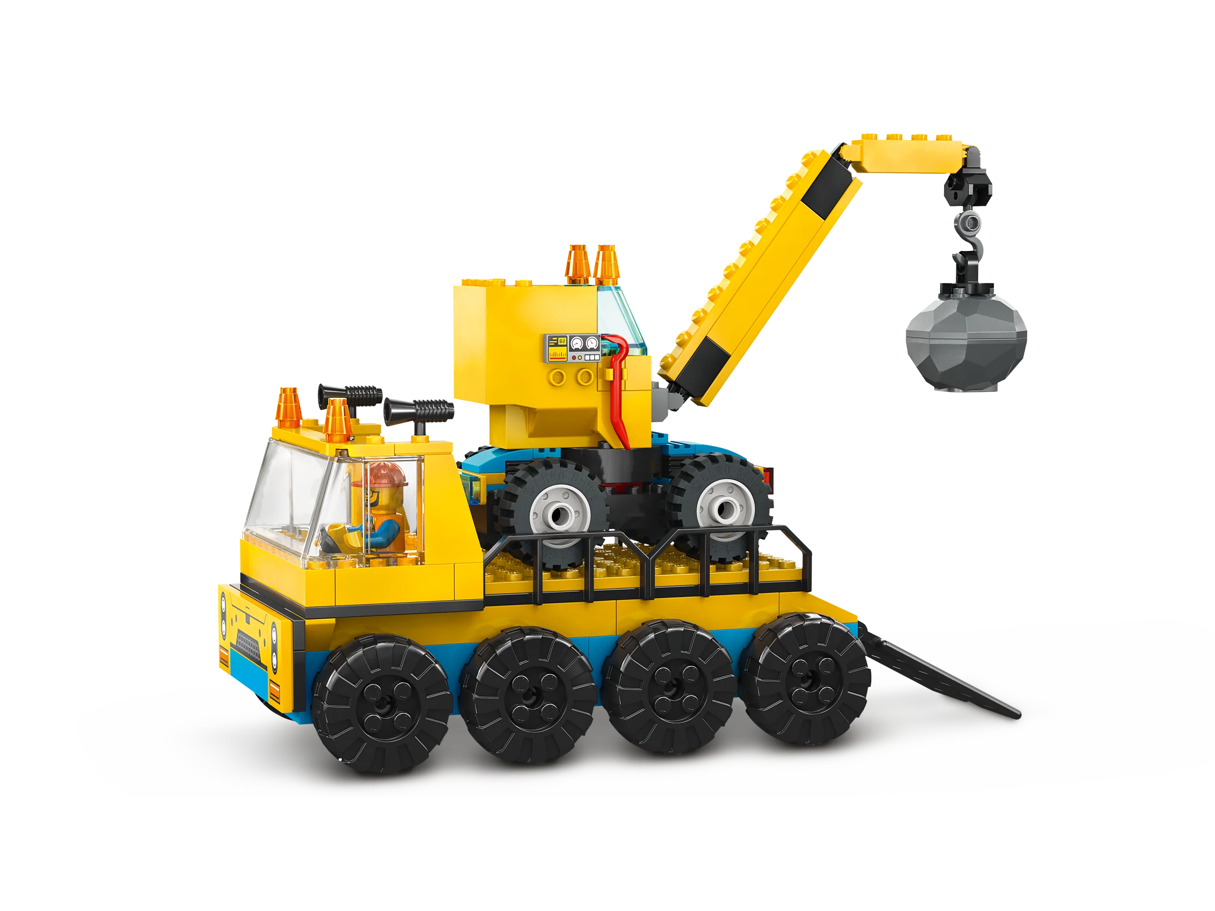 Construction Trucks and Wrecking Ball Crane - Image 4