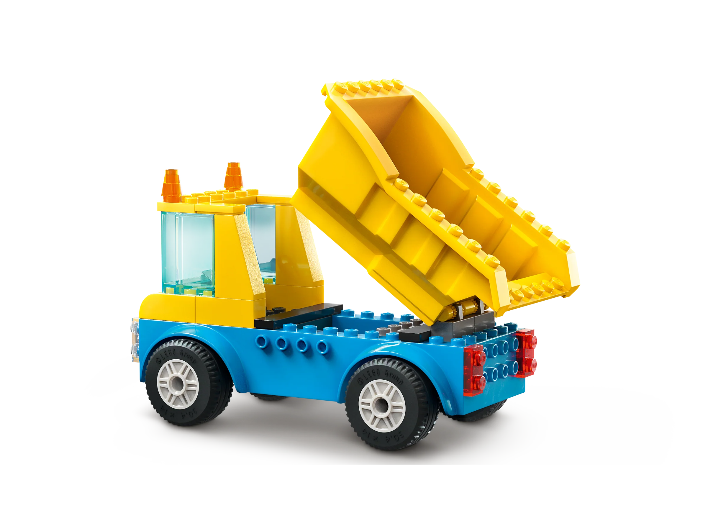 Construction Trucks and Wrecking Ball Crane - Image 5