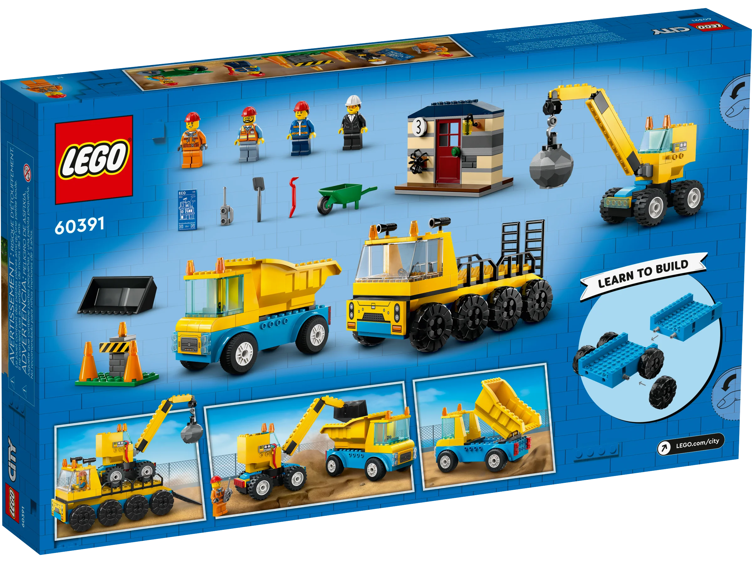 Construction Trucks and Wrecking Ball Crane - Image 6
