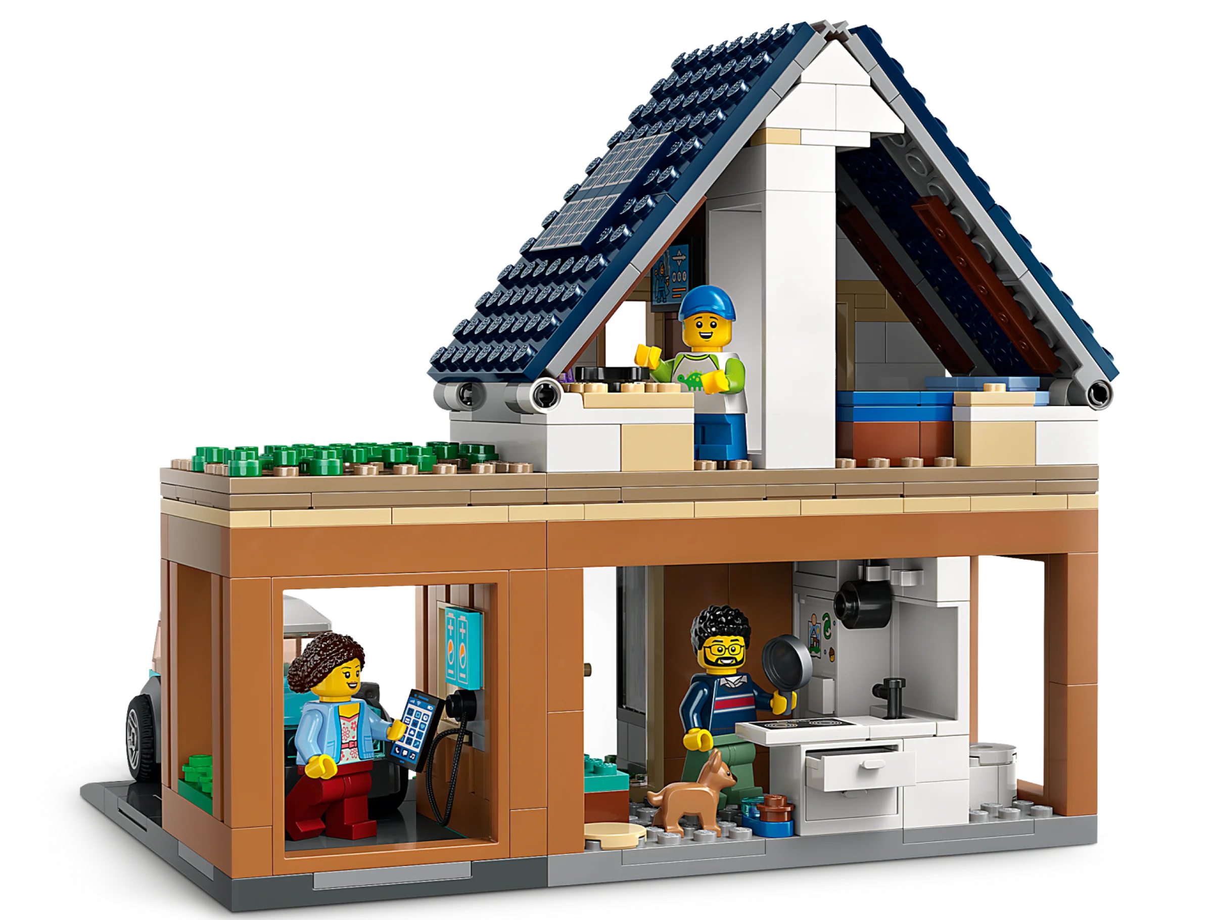 Family House and Electric Car - Image 3