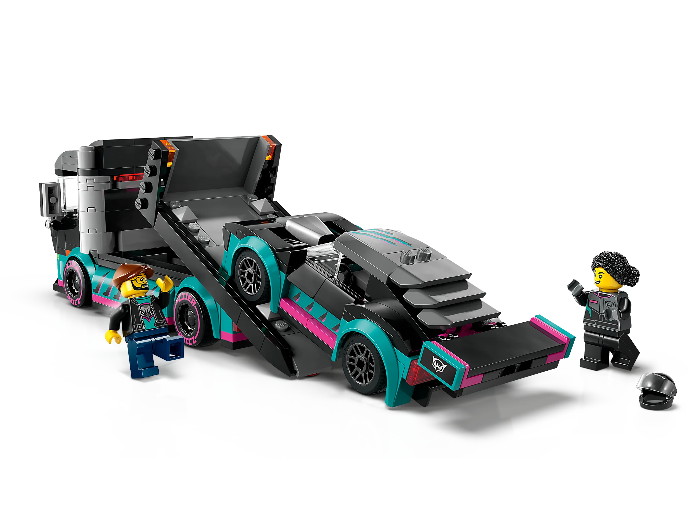 Race Car and Car Carrier Truck - Image 3