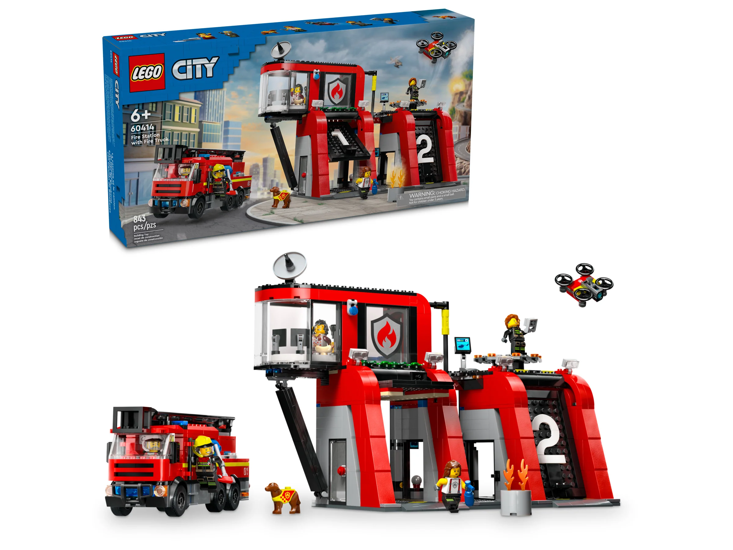 Fire Station with Fire Truck - Image 2