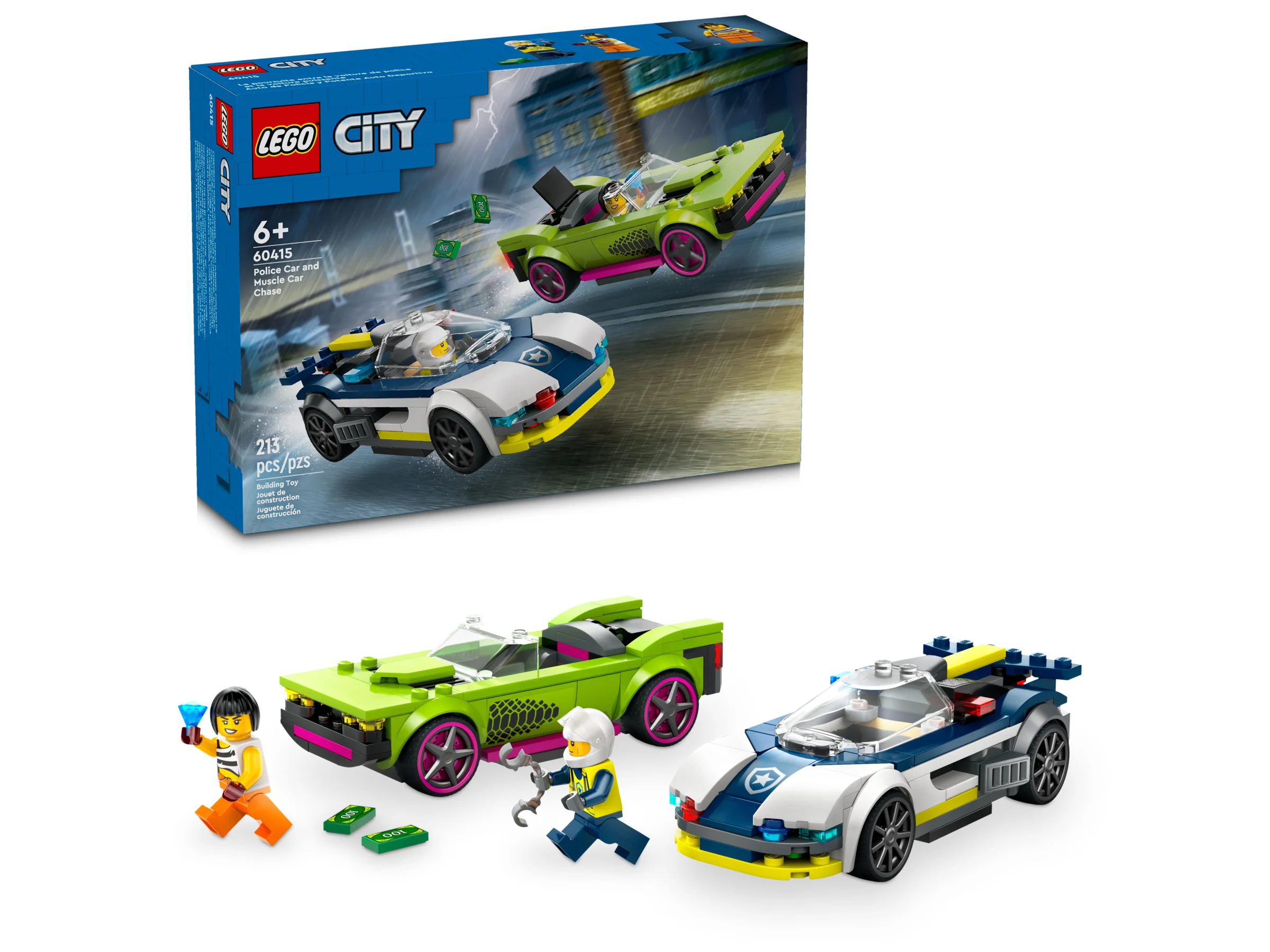 Police Car and Muscle Car Chase - Image 2