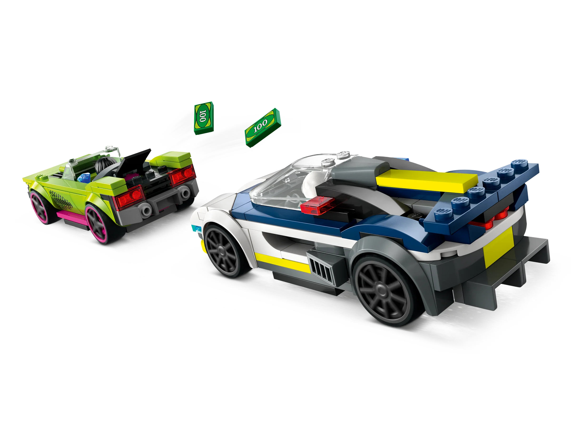 Police Car and Muscle Car Chase - Image 3