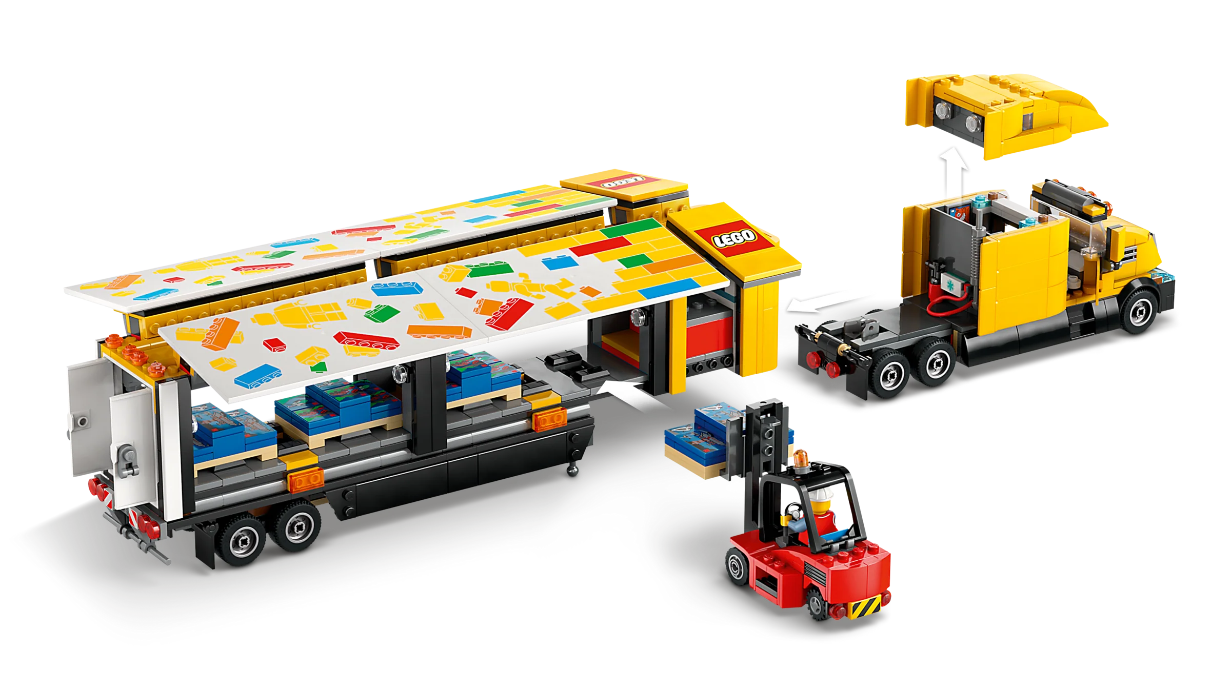 Yellow Delivery Truck - Image 4